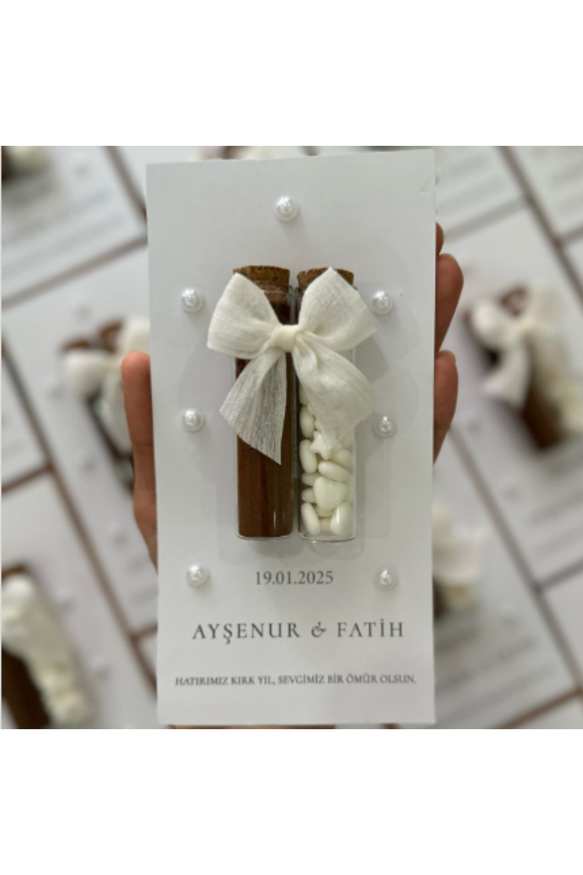 Lion Baskı ve Organizasyon Tüp şeklinde kına ve şekerlemeli kına kartı 10 adet