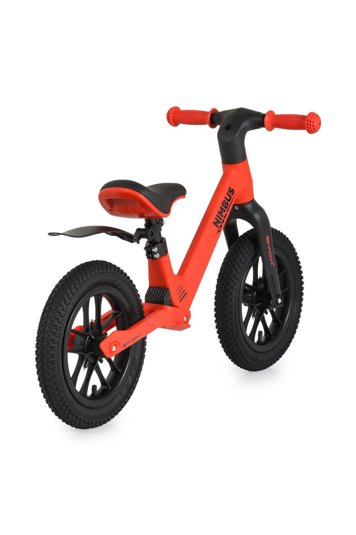 OEM-Bicicleta de Echilibru Byox Nimbus Candy Red 12 Inch, Roti cu efecte luminoase, Scaun reglabil 4