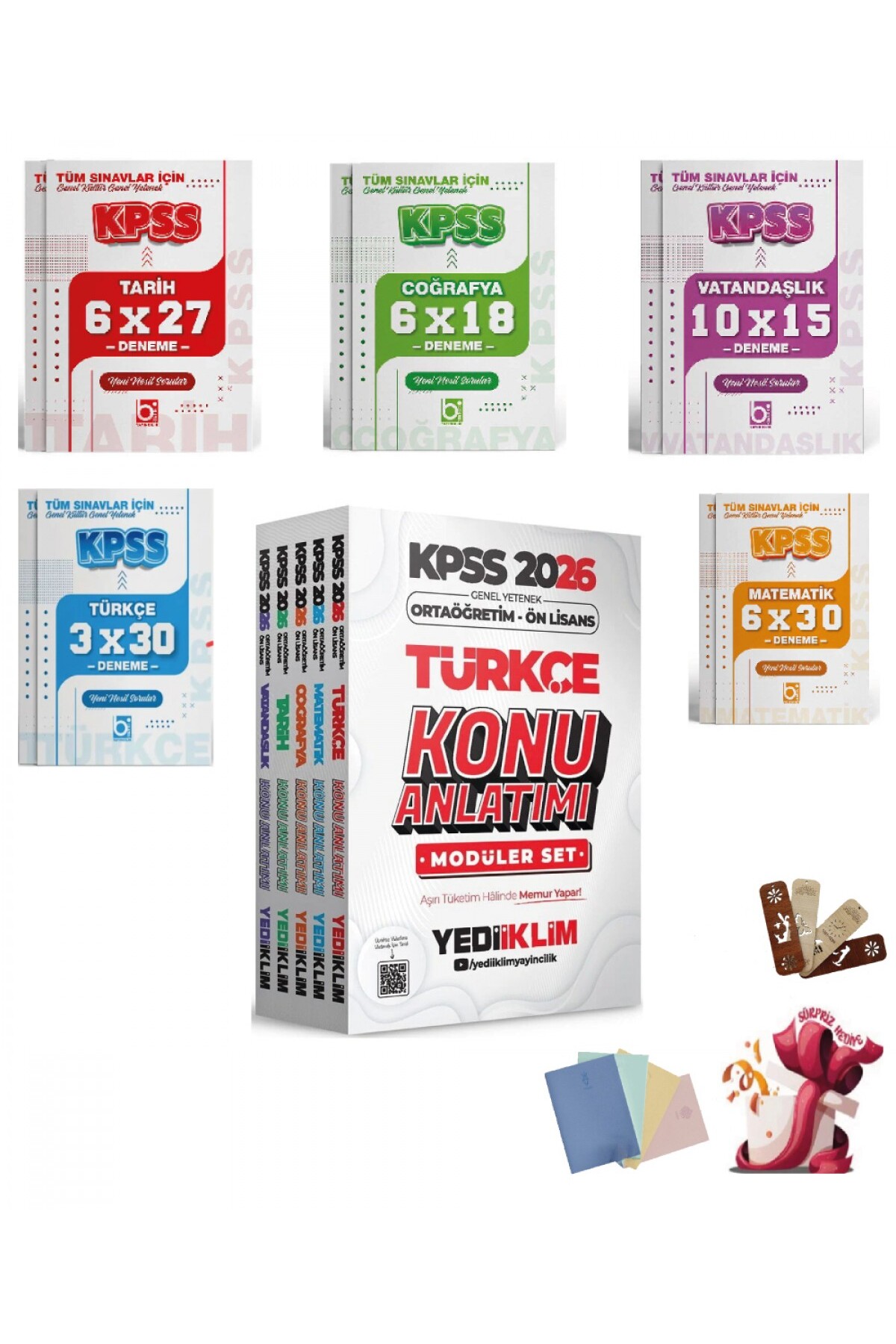 Yediiklim Yayınları Yediiklim 2026 KPSS Lise Ortaöğretim Ön Lisans