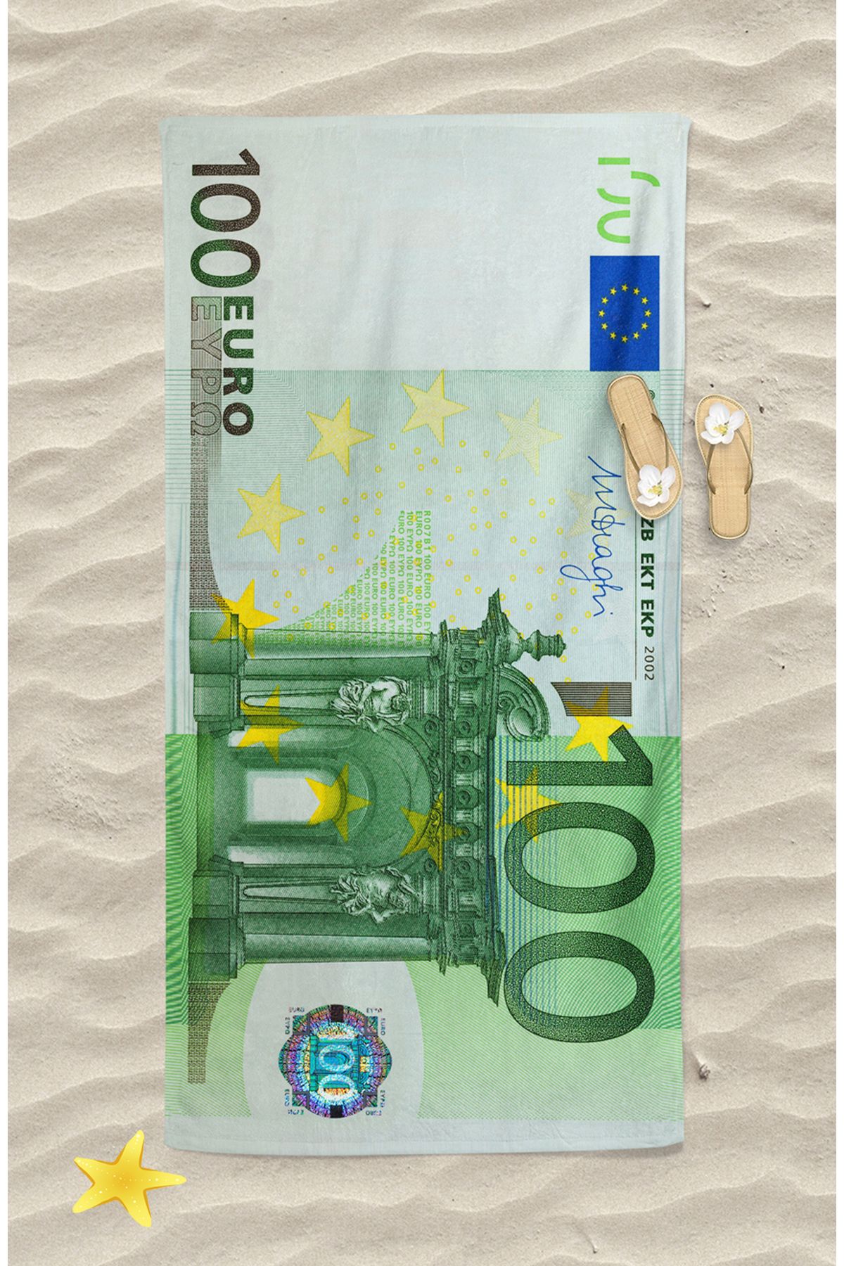 Erays Home Prosop De Plajă Imprimat Cu Model Euro Pentru Adulți Pentru Adolescenți Prosop De Plajă Unisex Unisex - Single Dimension