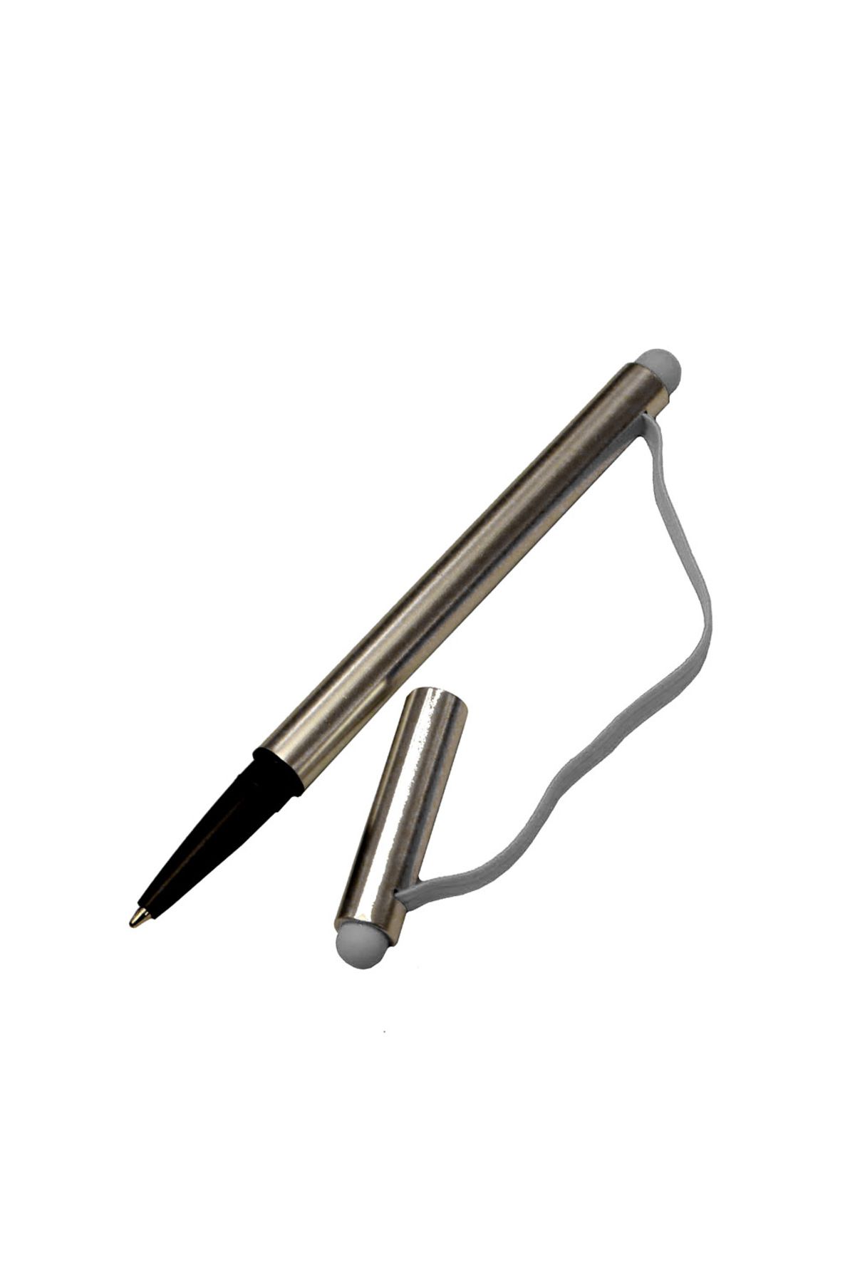 G Golden Case-Set of 10, 2 in 1 Stylus with Cap and Elastic, Gray 3