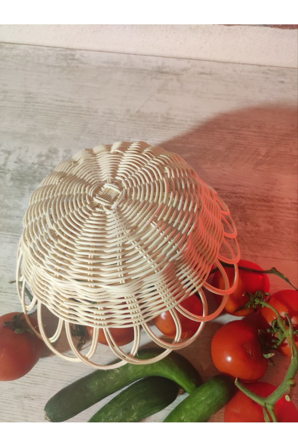 Şania-Natural Rattan Bamboo Fruit Basket 3