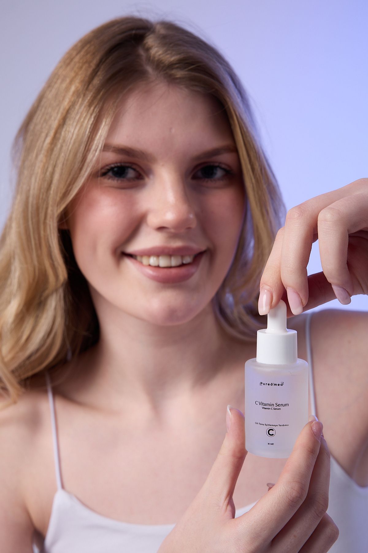 C Vitamini 8d Hyaluronik Asit Serum | Cilt Tonu Eşitleme, Nem Dengesi & Parlaklık | 30ml