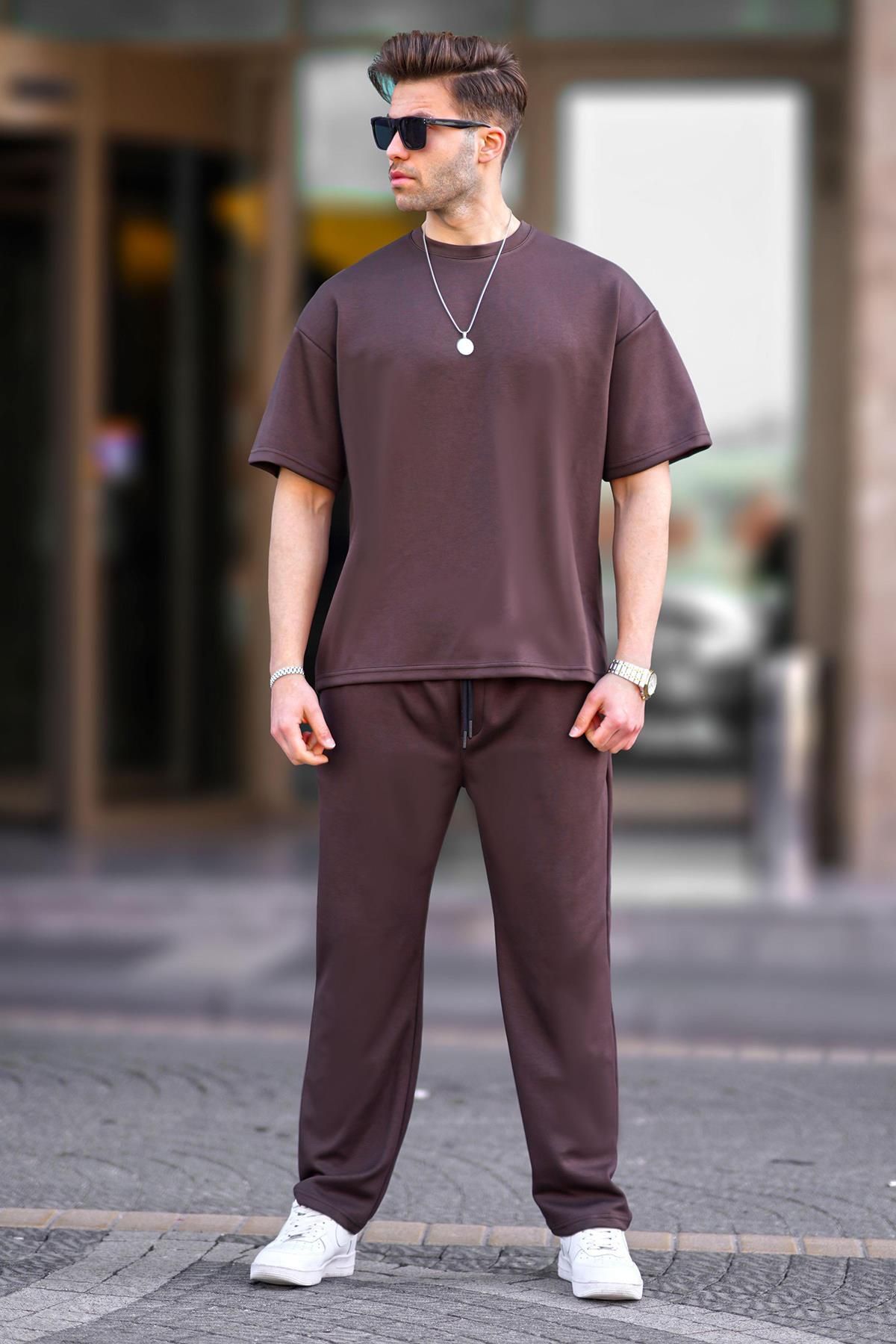 Madmext-Barna Oversize rövid ujjú tréningruha szett 5954 2