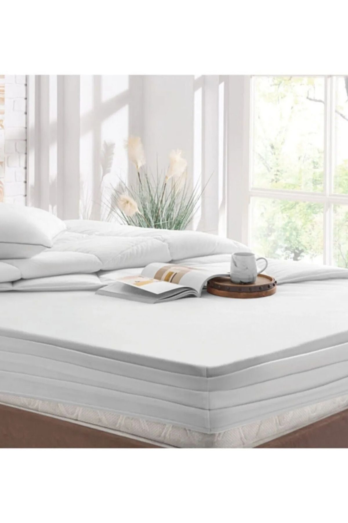 Sheri Home Tekstil Sheri Classic Sıvı Geçirmez Yatak Koruyucu Lastikli Alez Micro Dört Mevsim 100x200 160X 200 180X200