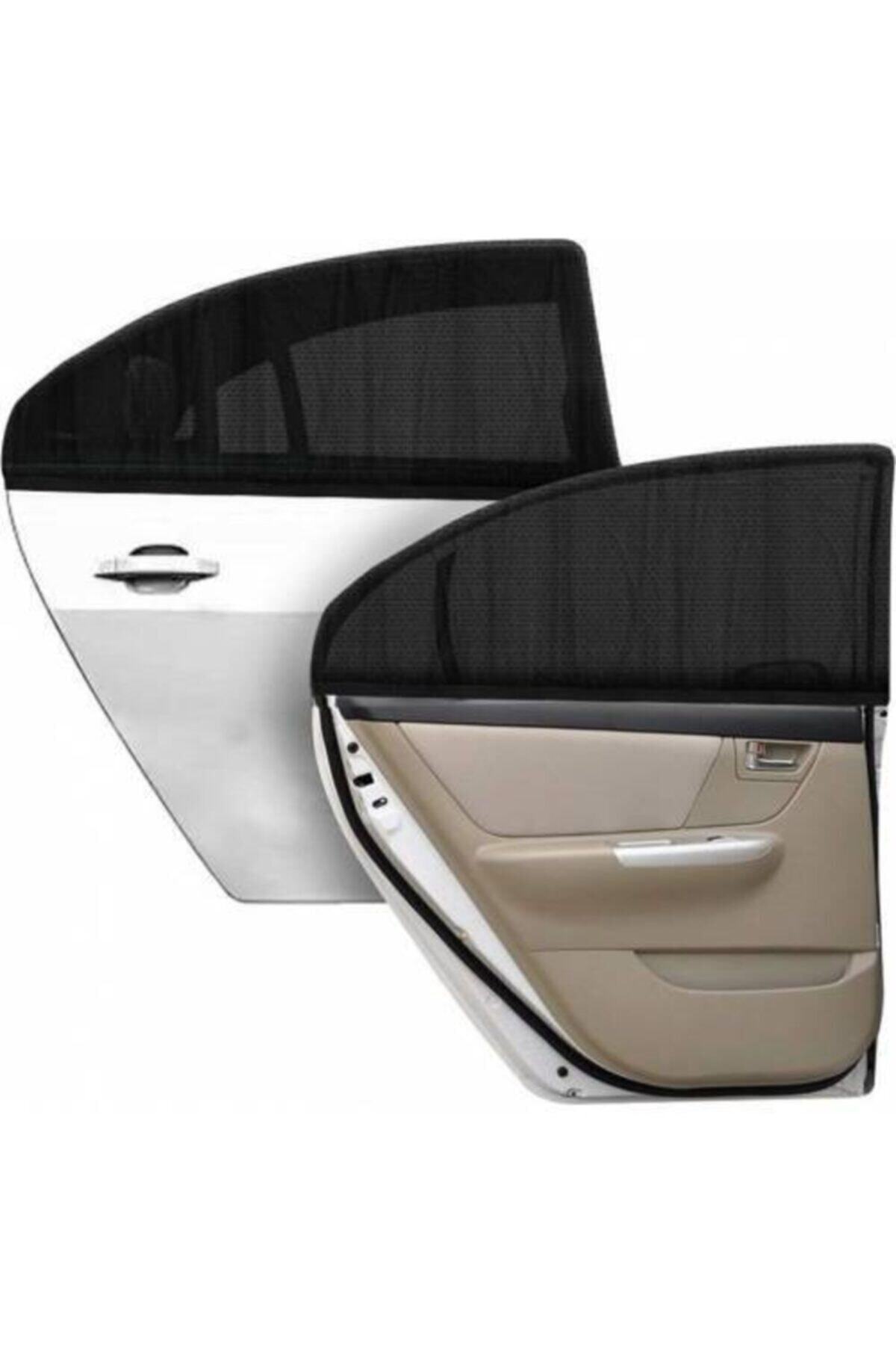 Ankaflex 2 Adet Araba Oto Arka Yan Cam Güneşlik Perde & Araç Kapı Perdesi Uv Bebek Emzirme Sineklik fotoğrafı 2 (önizleme)