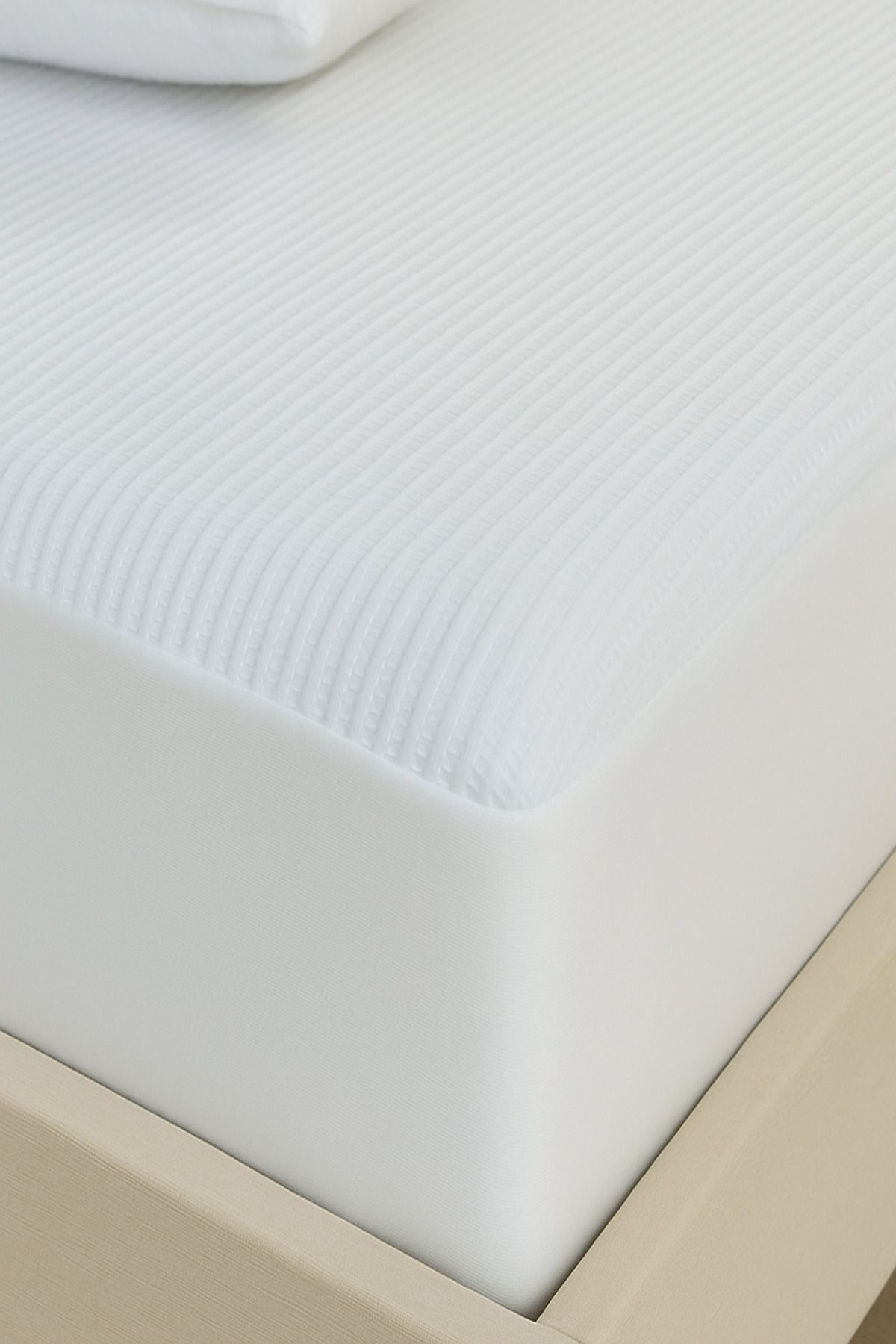 Hig Store 3D Premium Ultra Soft Kare Desen Sıvı Geçirmez Yatak Koruyucu Alez (TEK-ÇİFT-BEBEK)