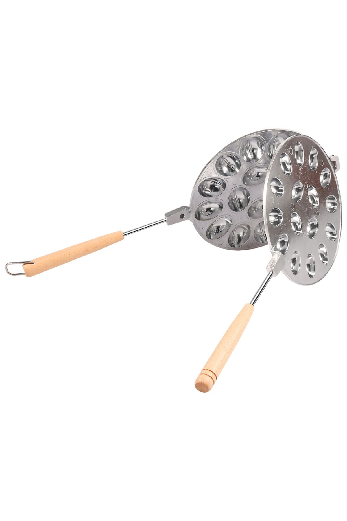 Choice-silver 16 holes Walnut Cookie Mold 16 Holes Walnut Cookie Maker Nonstick Oreshki Molds Pastry Nut Co 1