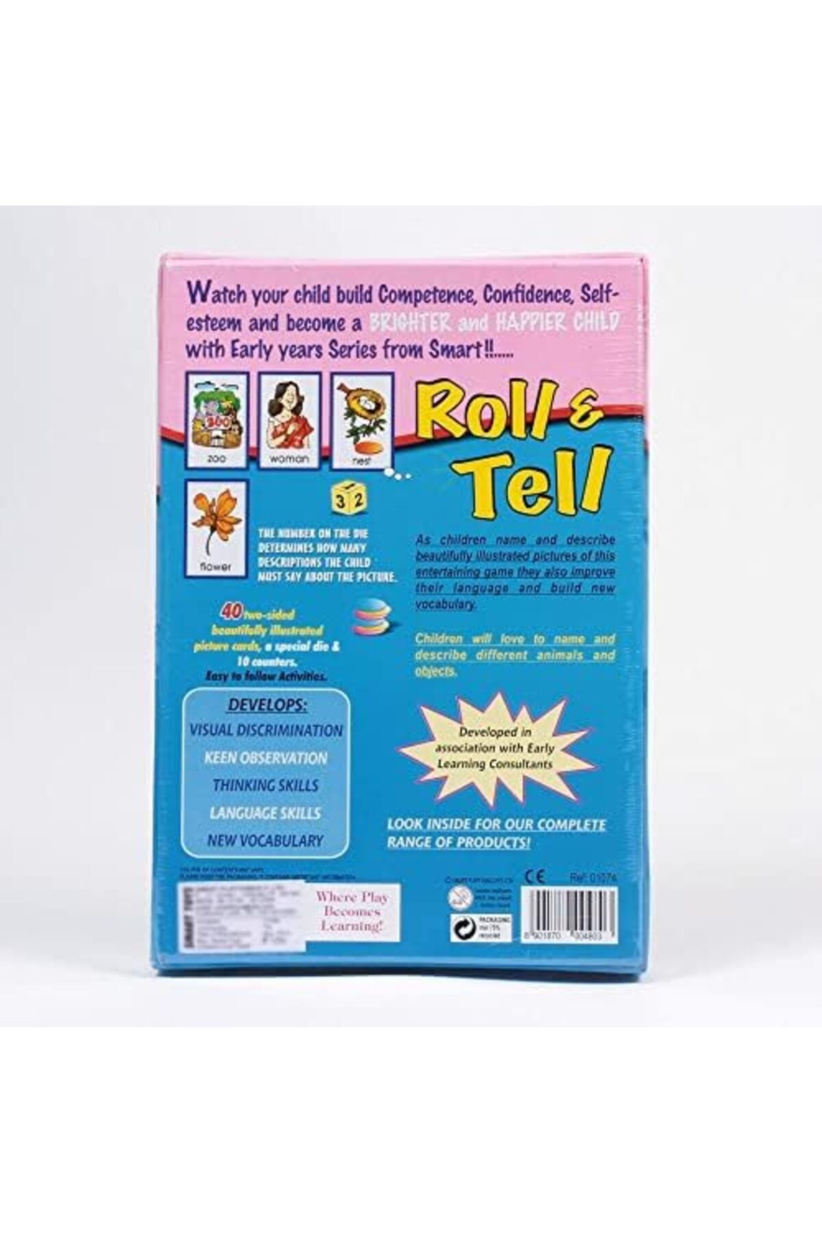 Smart-Roll And Tell Fun Storytelling Dice Game For Kids, Enhances Creativity, Language & Imagination 4