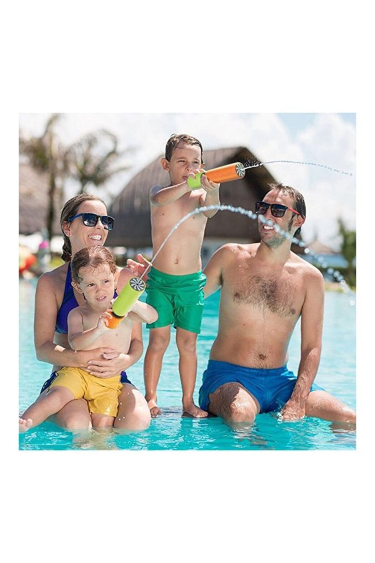 Generic-6-piece fun water spray machine foam machine toy set 5
