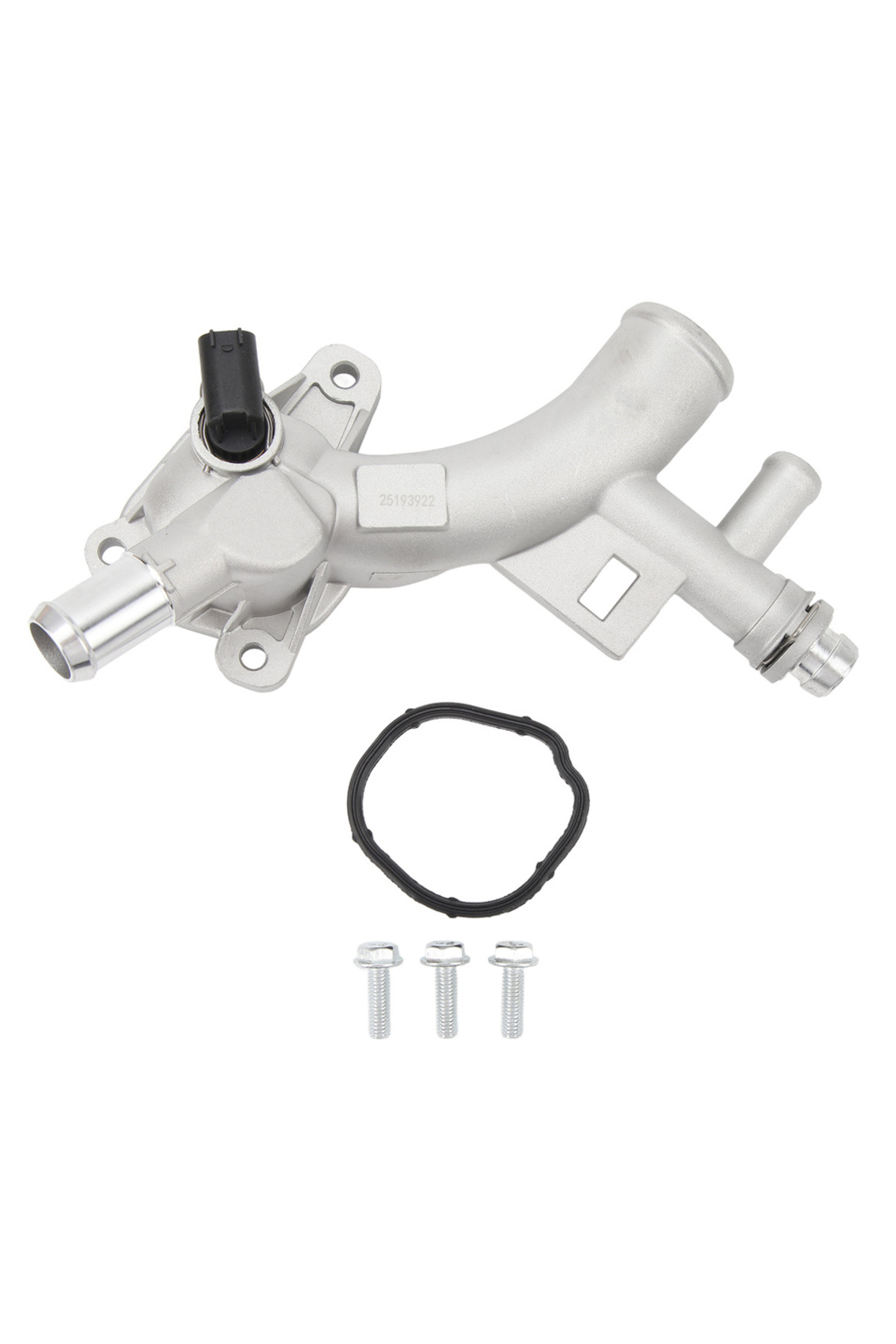 Choice-silver Aluminum Coolant Water Outlet Thermostat Housing 25193922 55565334 For Buick Encore 1.4L 2013 1