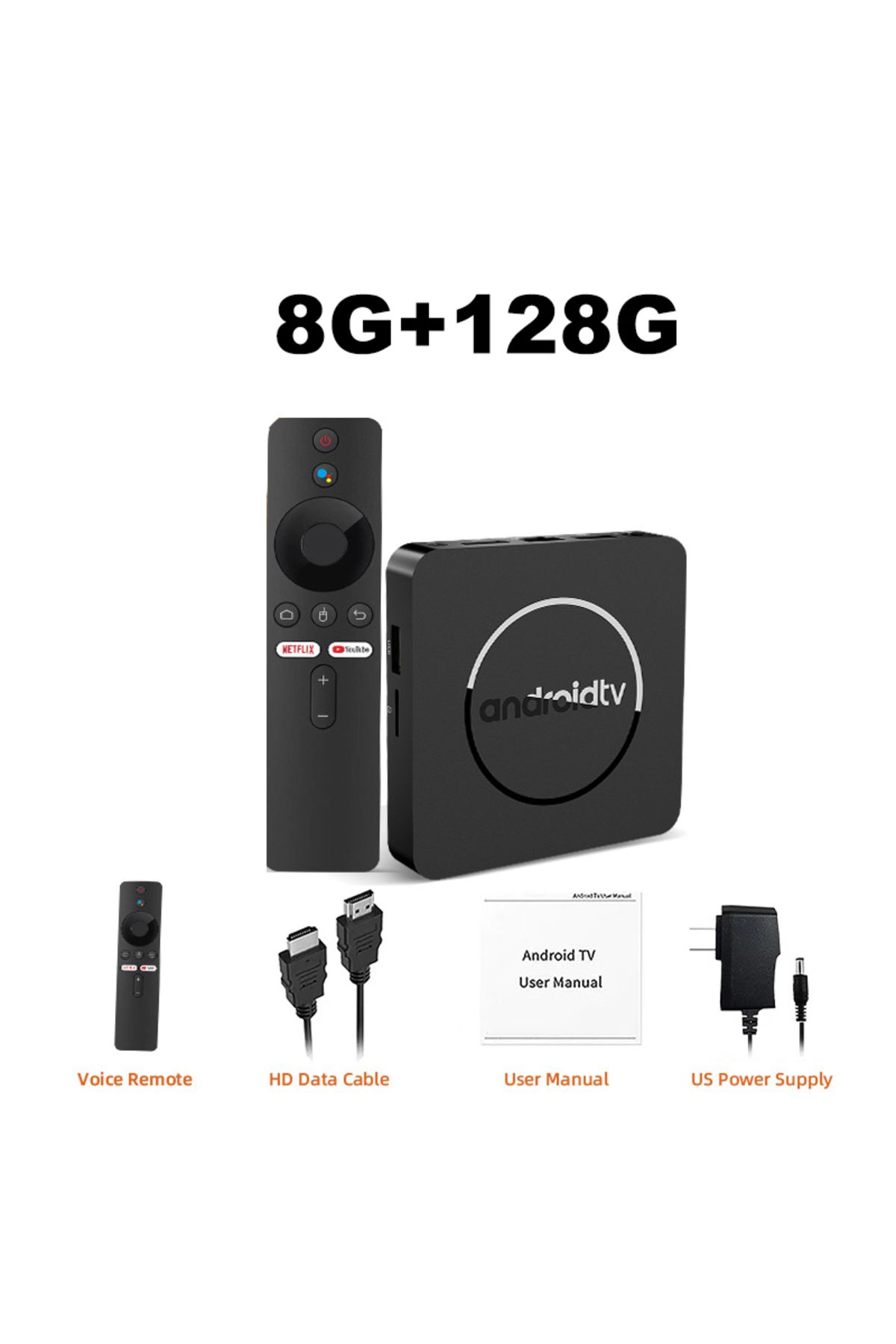 Choice-EU Plug 8G 128G Q10 Android14 8K HDR10+ Smart TV Box Allwinner H313 128G Dual Wifi BT5.0 Set Top Box 1