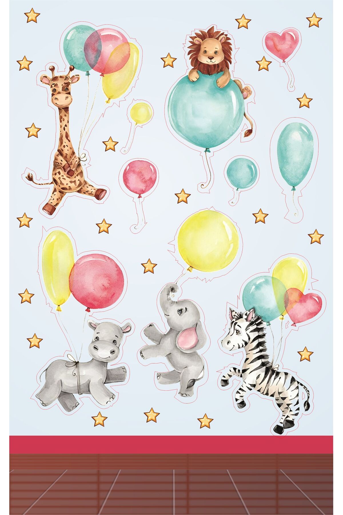 Göktuğ Hediyelik-Tema animalelor cu balon care zboară 2