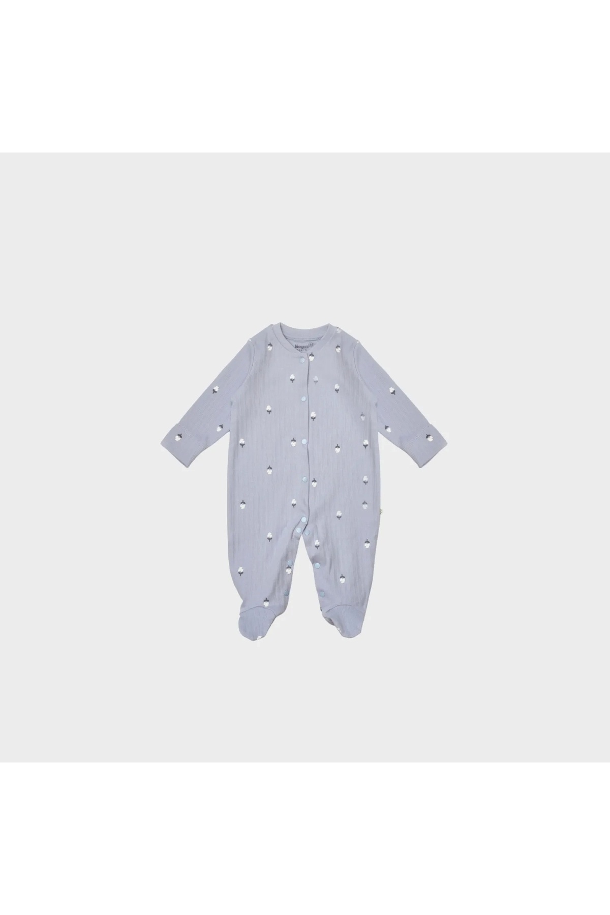 Marsilyan-Bibaby Biorganic Love Floral 10 Piece Hospital Discharge Set 63243 Ecru Lilac 3
