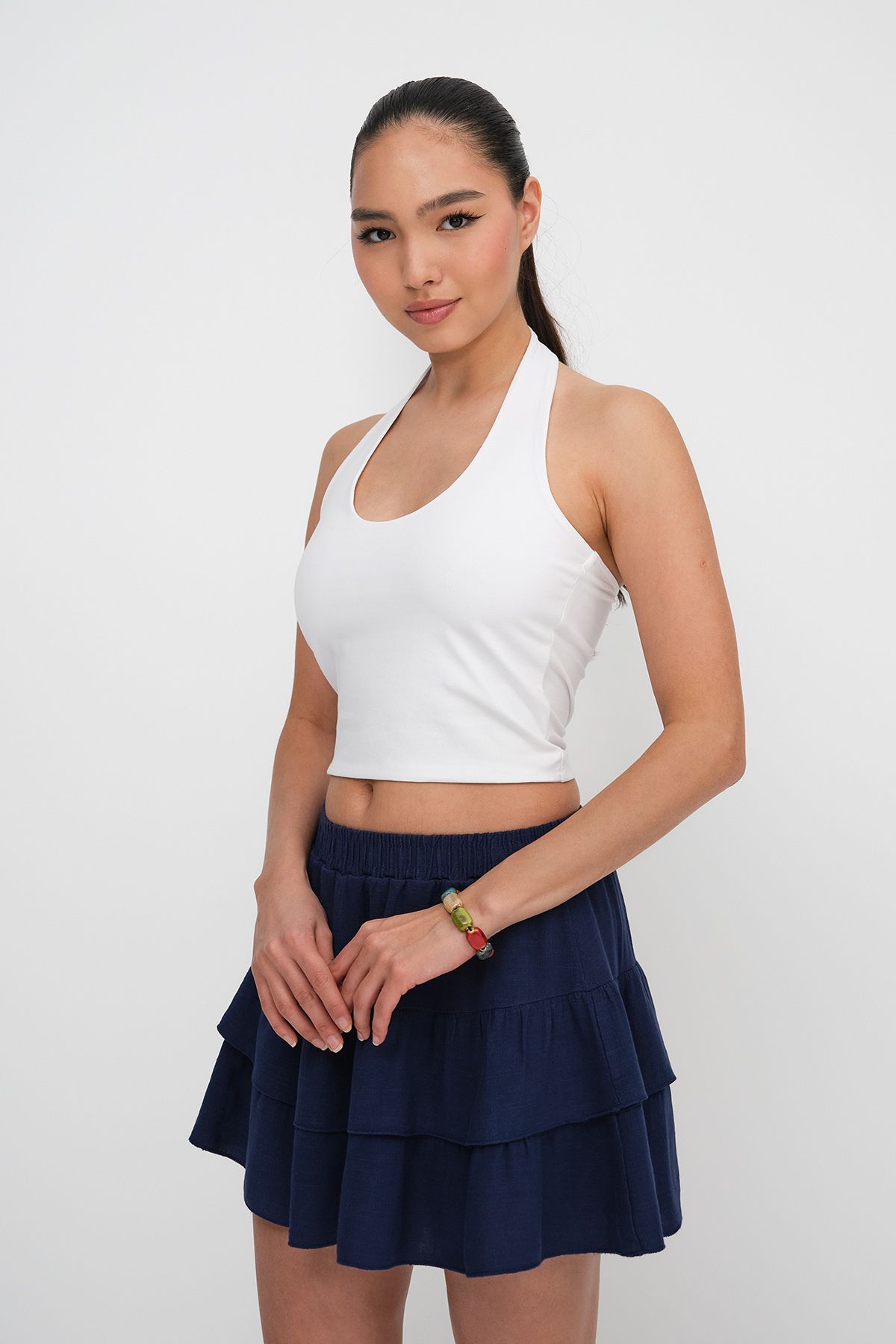 Addax-Halter Blouse B1623-H11 2