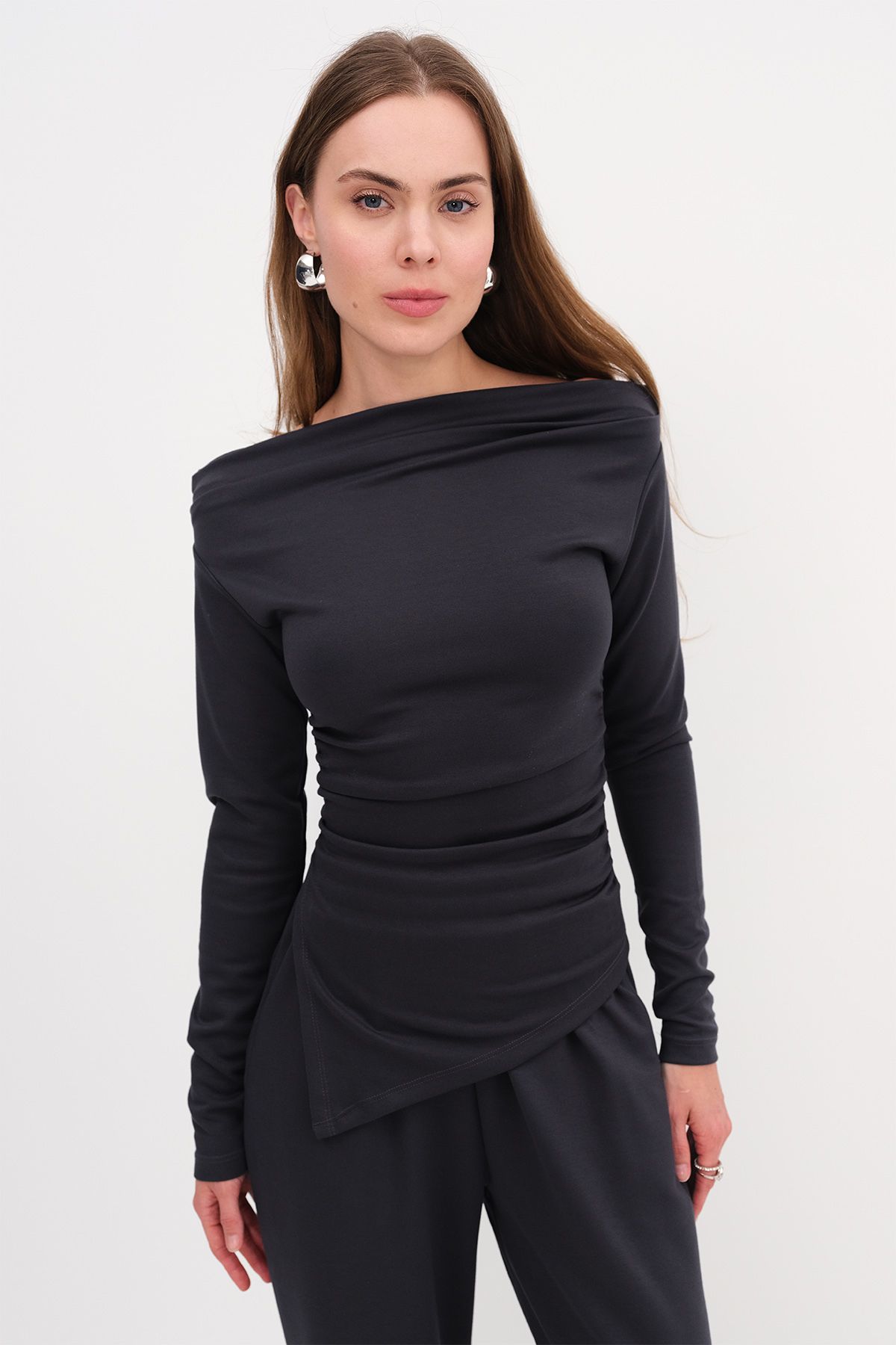 Addax-Boat Neck Bottom-Top Suit Tkm13907 3