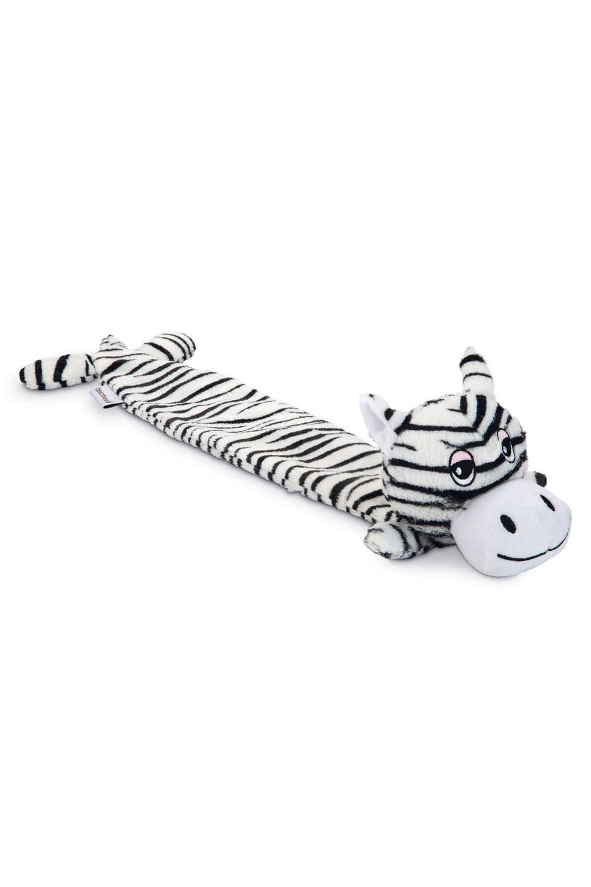 Beeztees Köpek Oyuncağı, Sesli, Zebra, Peluş, Siyah/Beyaz, 53x10x5cm BSTMY