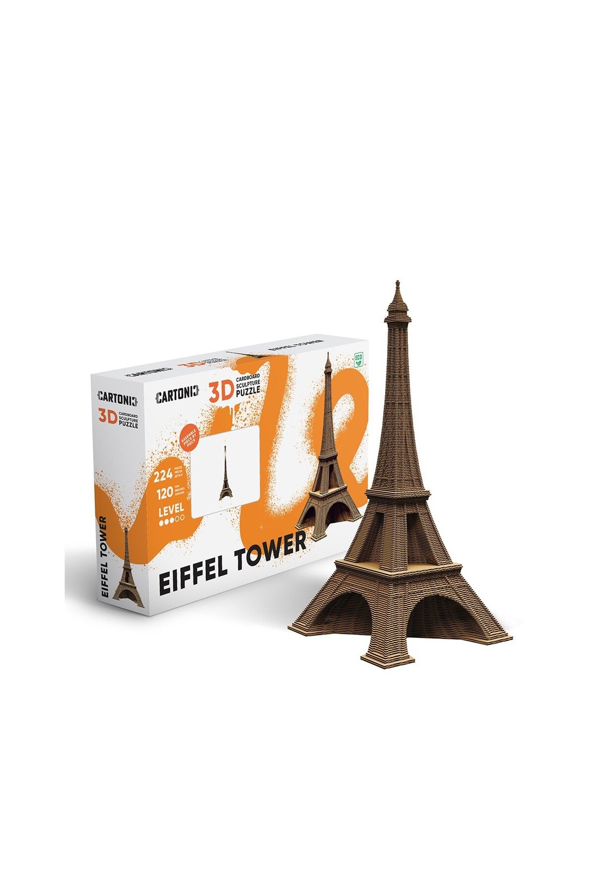 ROKR-3D Puzzle, EIFFEL TOWER, Cardboard, 224 pieces 12