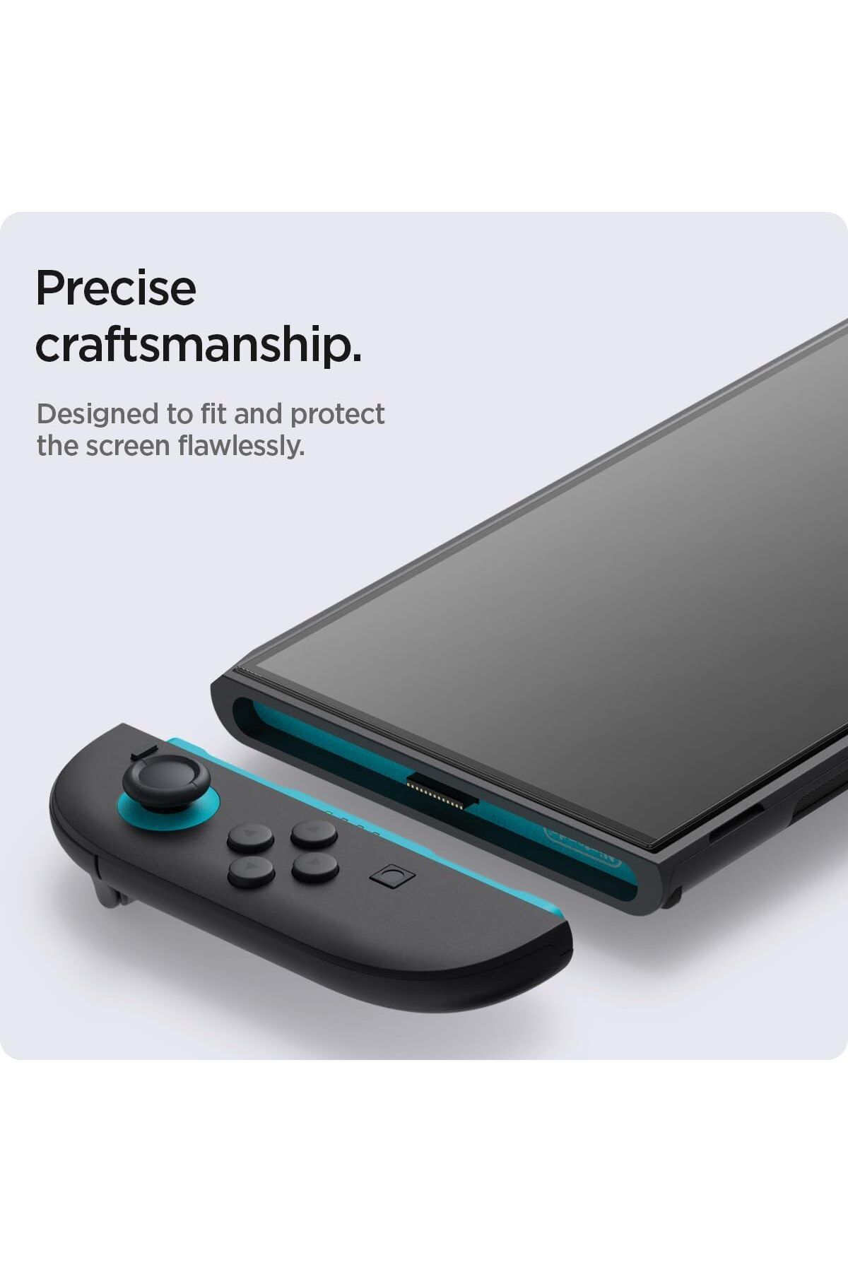 Spigen-واقي شاشة GLAStR EZ FIT لجهاز Nintendo Switch 2 (2025) مصنوع من الزجاج المقوى الفاخر - عبوة من قطعتين 5