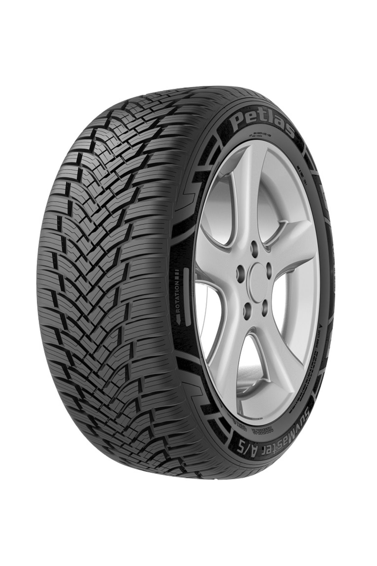 Petlas 245/45 R19 TL 102W REINF. SUVMASTER A/S SUV Dört Mevsim Lastiği (Üretim Tarihi:2025)