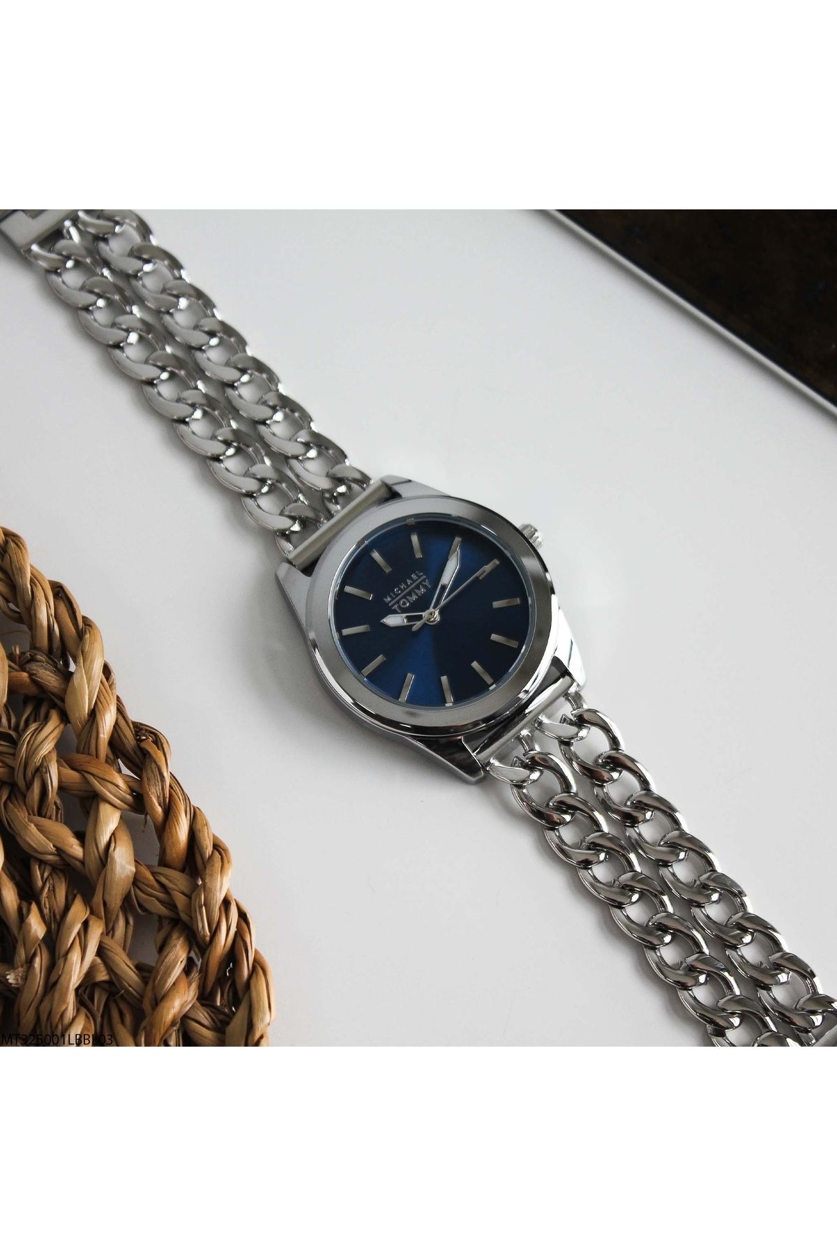 MICHAEL TOMMY-Mt 325001 Lbbl03 Women's Wristwatch with Steel Cord 3