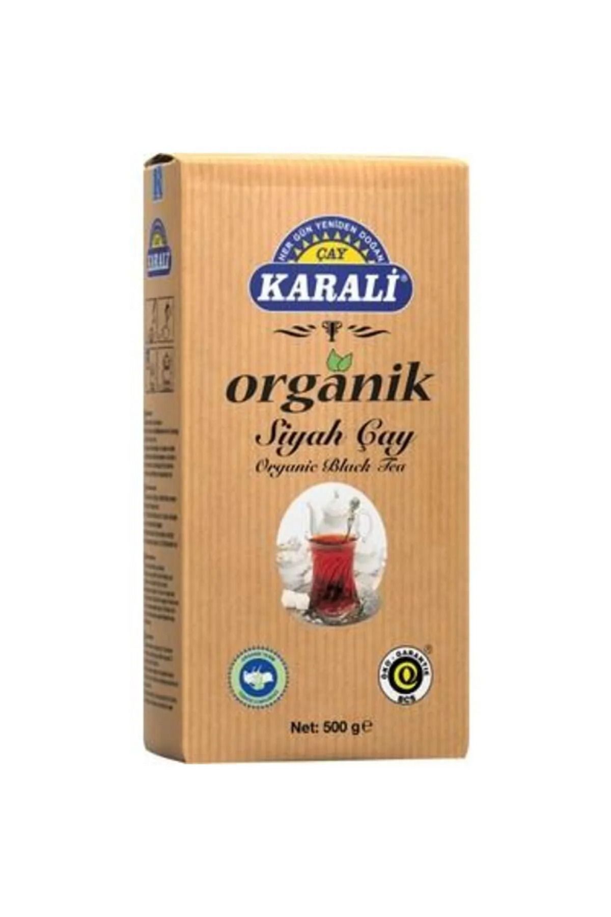 Karali Çay Karali Organik Siyah Çay 500 Gr x 3 Adet RizeCaySepeti