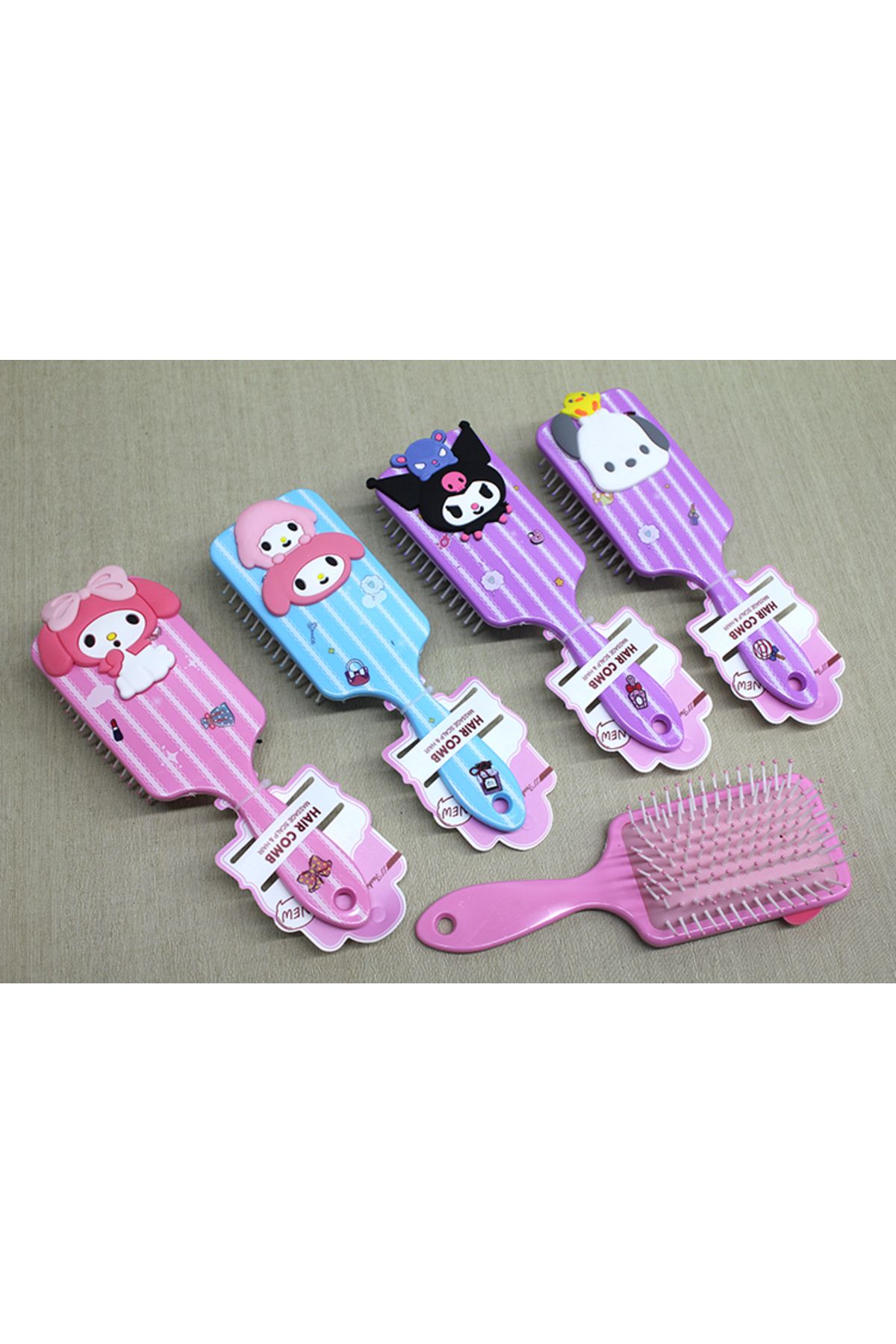 STARSTUFFS by BYA Kuromi, Hello Kitty, Cinnamon, My Melody Saç Tarağı Model 2
