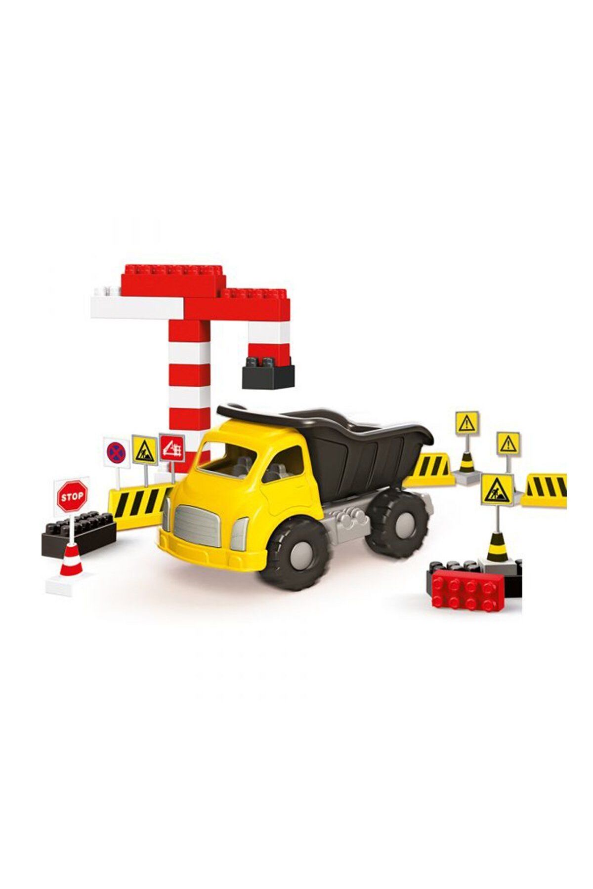 NEWBRENDHOME Öğretici Eğitici Oyuncaklar 6045 Dolu, Jumbo Kamyon Trafik Seti ve Bloklar Kız Erkek Çocuk Oyuncak fotoğrafı 2 (önizleme)
