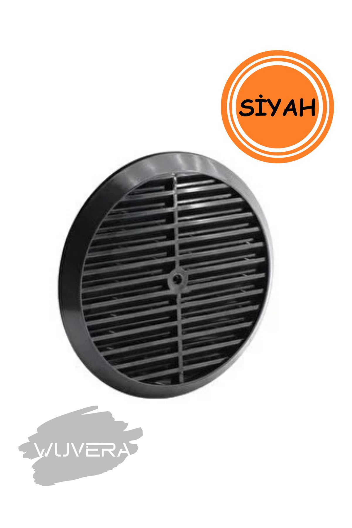 WUVERA Doğalgaz Cam Menfezi (Siyah) – Estetik ve Güvenli Havalandırma Çözümü!