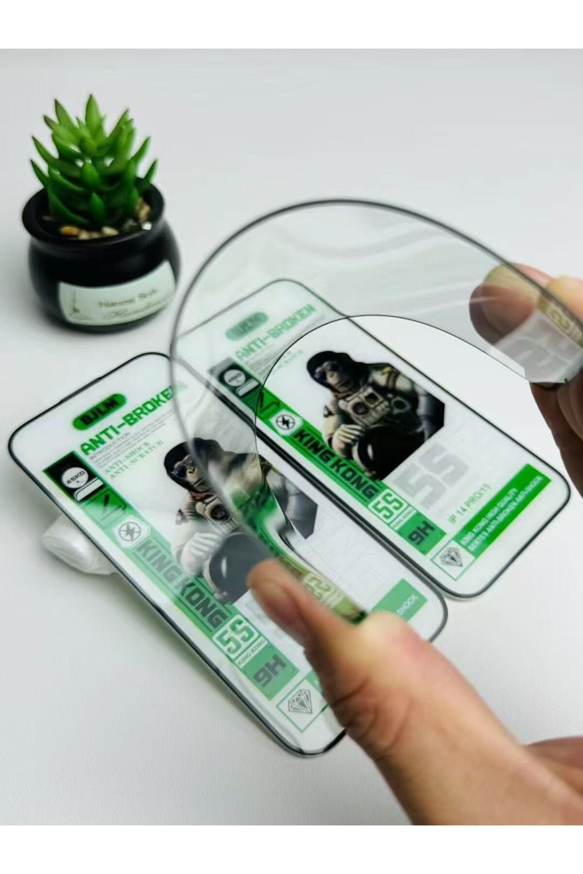 HyperCep İPHONE 13 14 UYUMLU SÜPER KALİTE TAM KAPLAYAN KIRILMAZ CAM