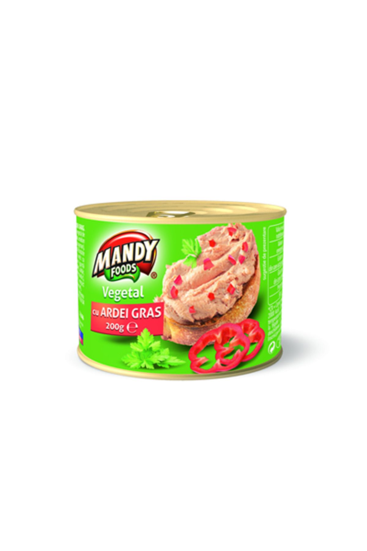 MANDY Pate De Legume Cu Ardei, Mandy, 6 X 200 G - Mărime unică