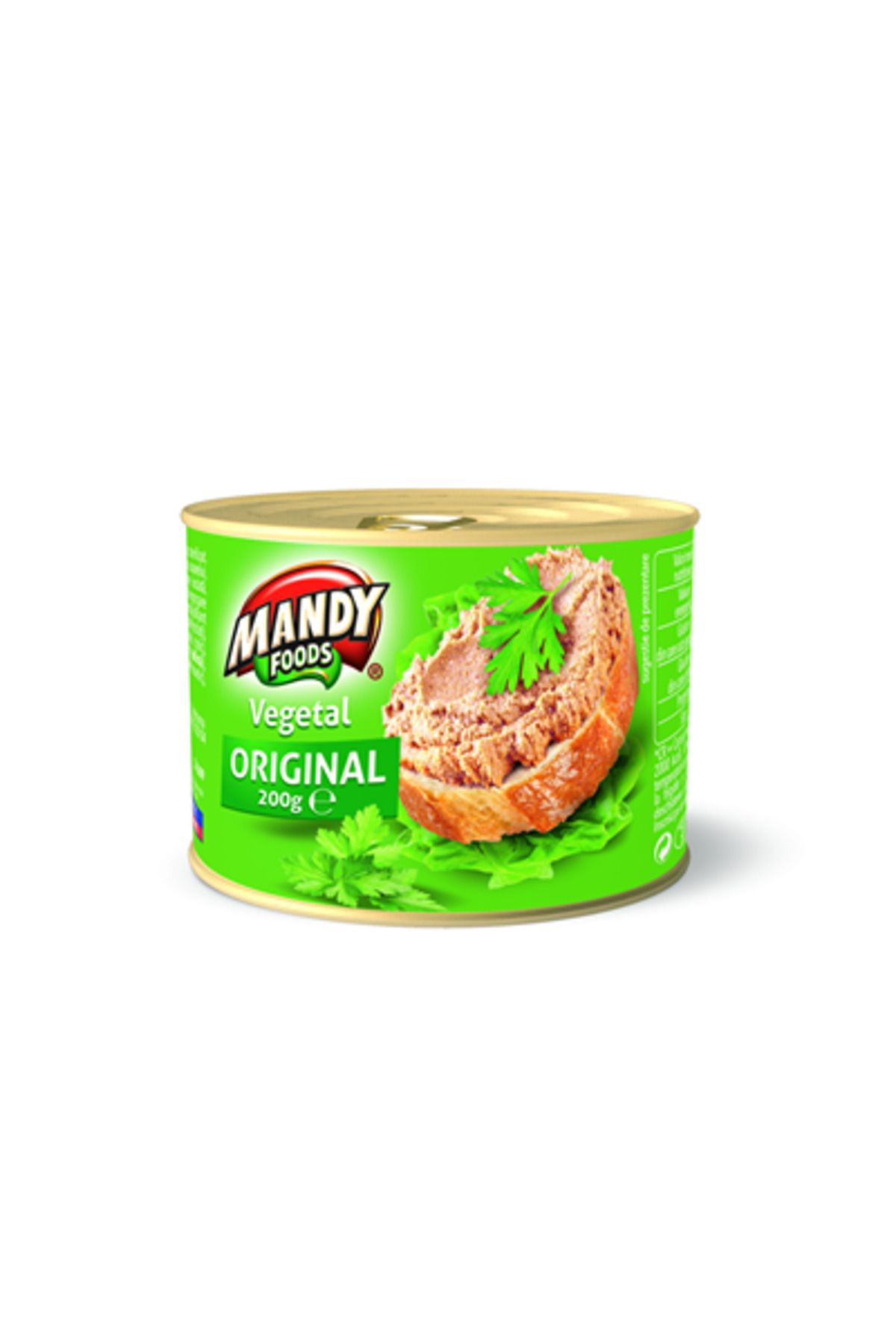 MANDY Tartinat Cu Legume Original, Mandy, 6 X 200 G - One Size