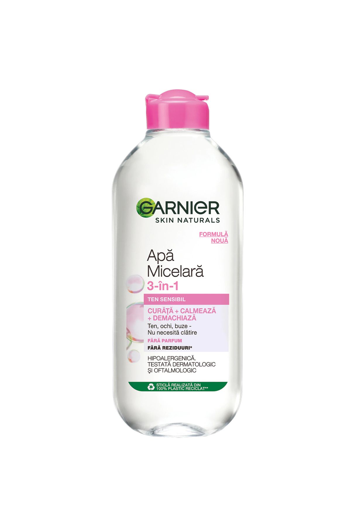 Garnier Apă Micelară Skin Naturals Pentru Ten Sensibil, 400 Ml - One Size