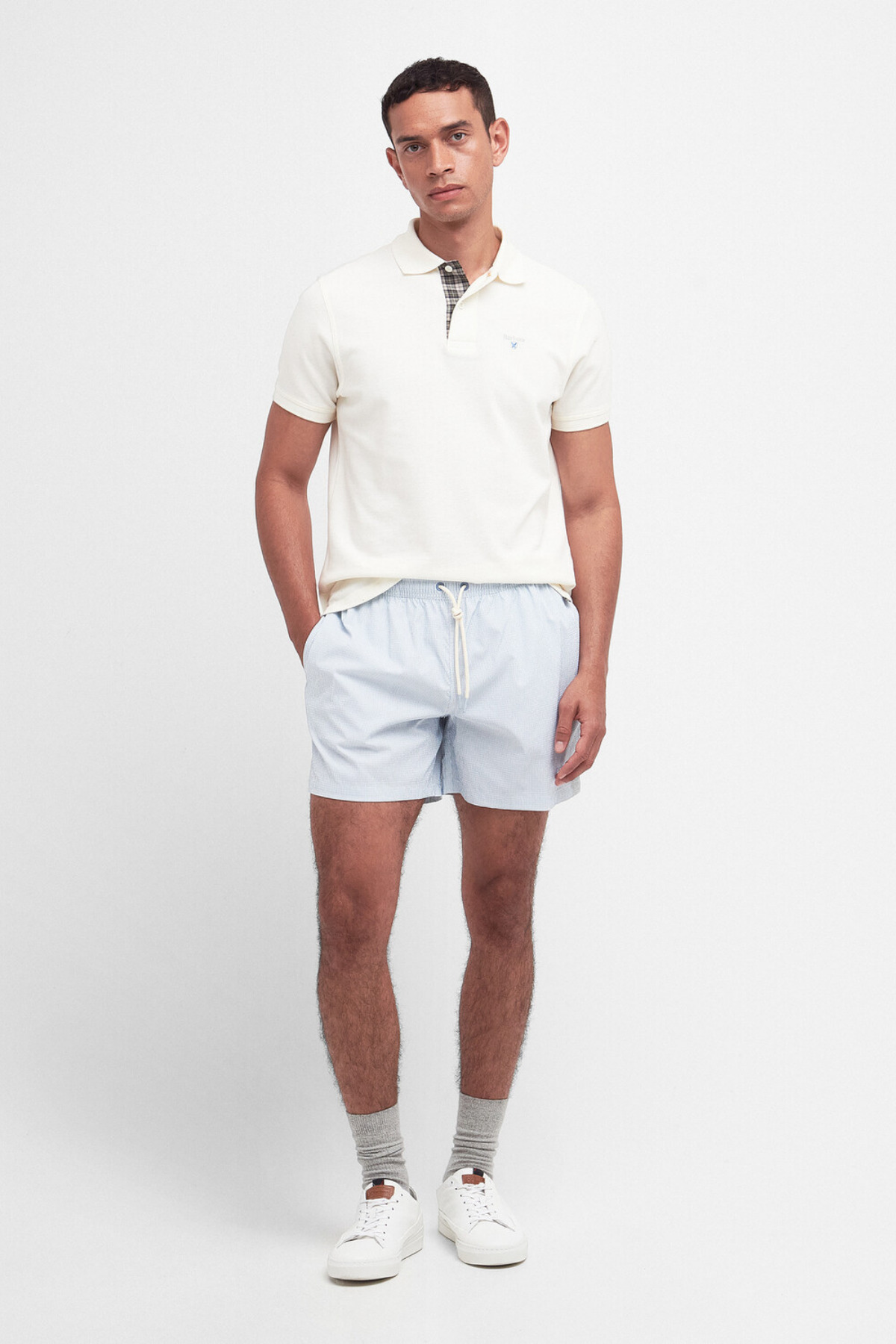 شورت شنا مردانه فاق نرمال | باربور Barbour MSW0079-159 - تصویر 2