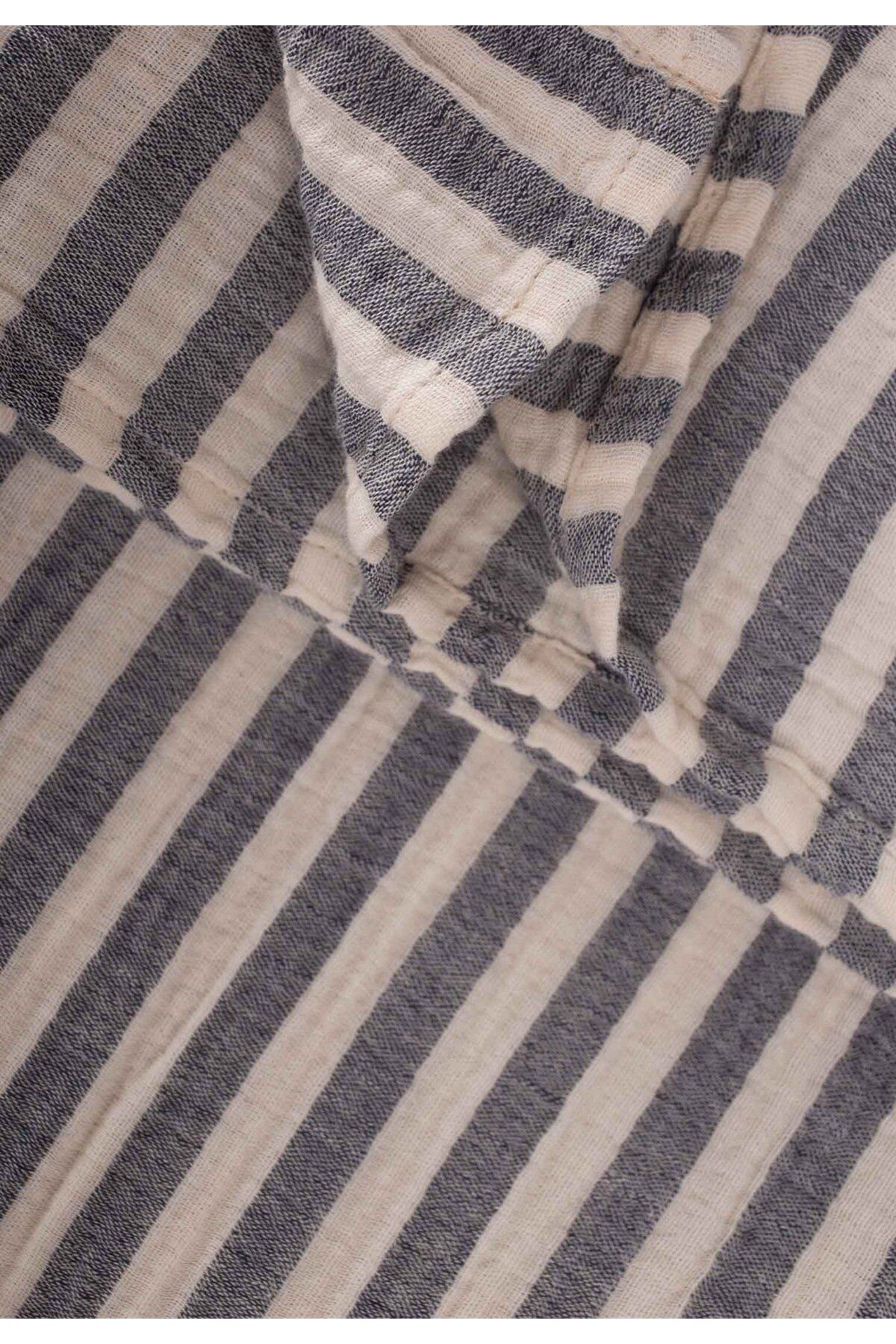 Cigit-Naturdecke 90x100cm Smoked Dick Gestreift 2