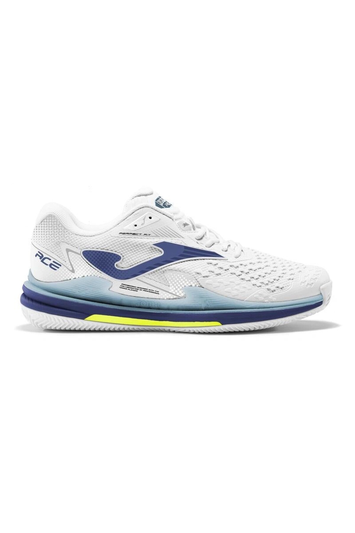 Joma Ace Erkek Beyaz Toprak Kort Tenis Ayakkabısı TACES2502C