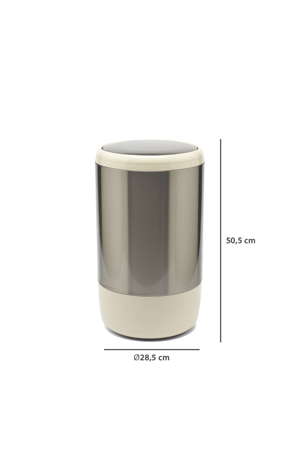 Prima Nova-20 Lt Likable Bathroom Kitchen Office Trash Can with Inner Bucket 8