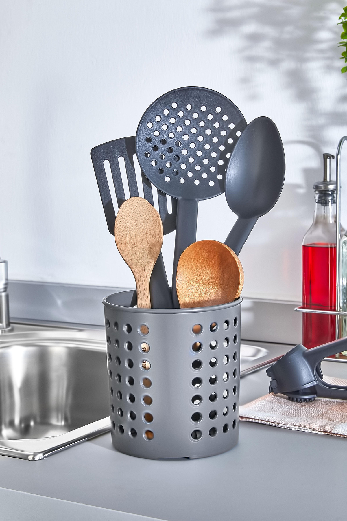 Selenica-106 Piece Kitchen Dowry Set - 12-Person Cutlery, Serving Utensils, Knife Set, Cutlery Set 6