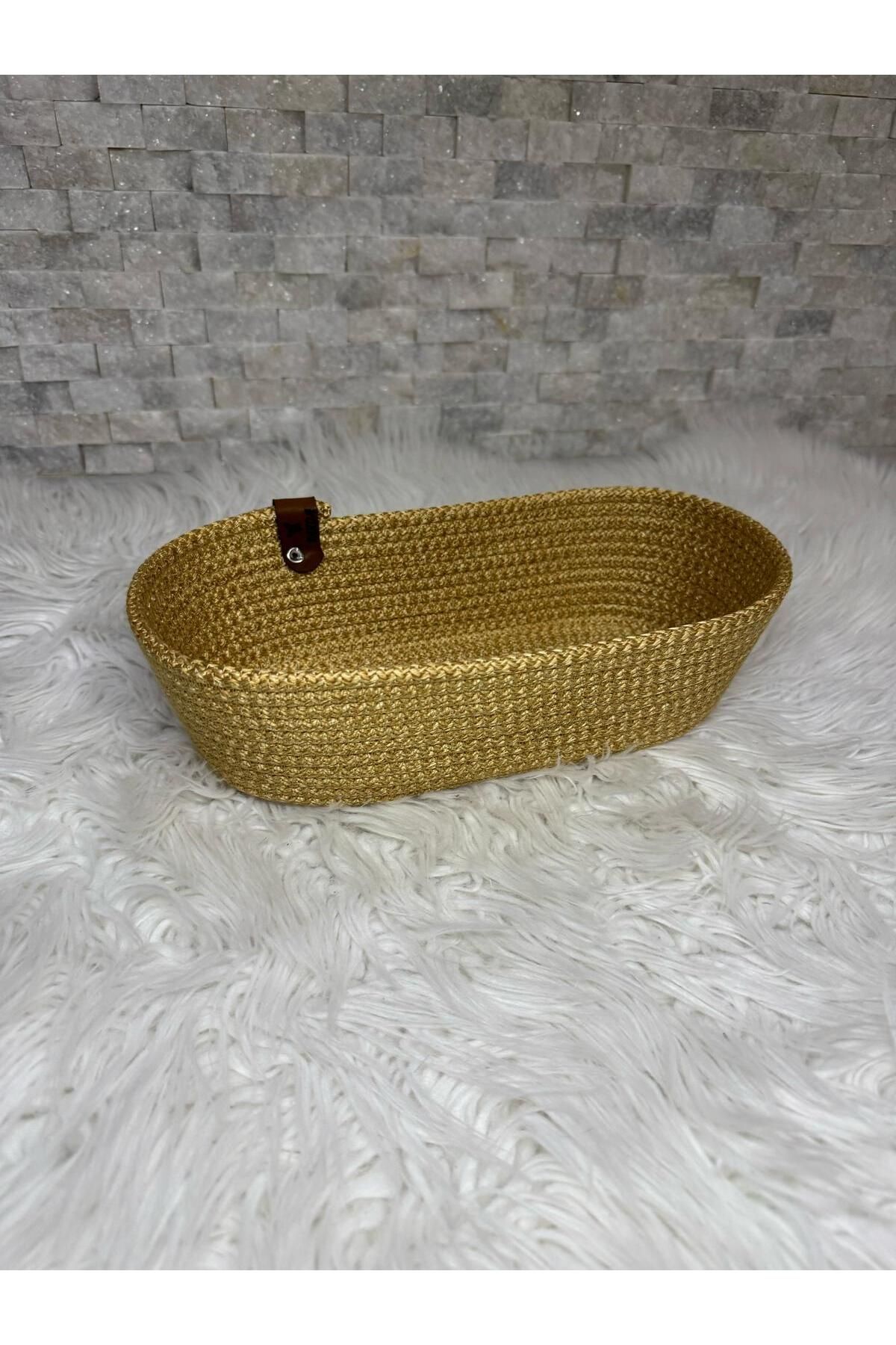 Sarda Design ORGANİZER SEPET, ÇOK AMAÇL,I DÜZENLEYİCİ, YÜKSEKLİK 8CM UZUNLUK 28CMX13.5CM