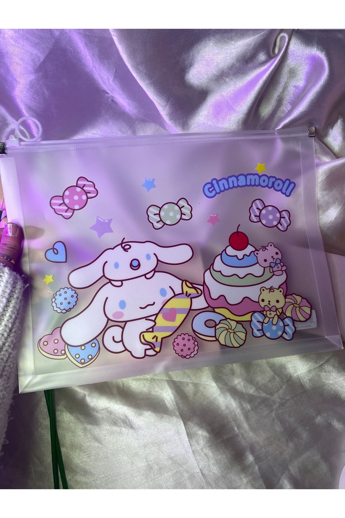 TATLIŞ-Large Size Zipper File with Sanrio Characters 3