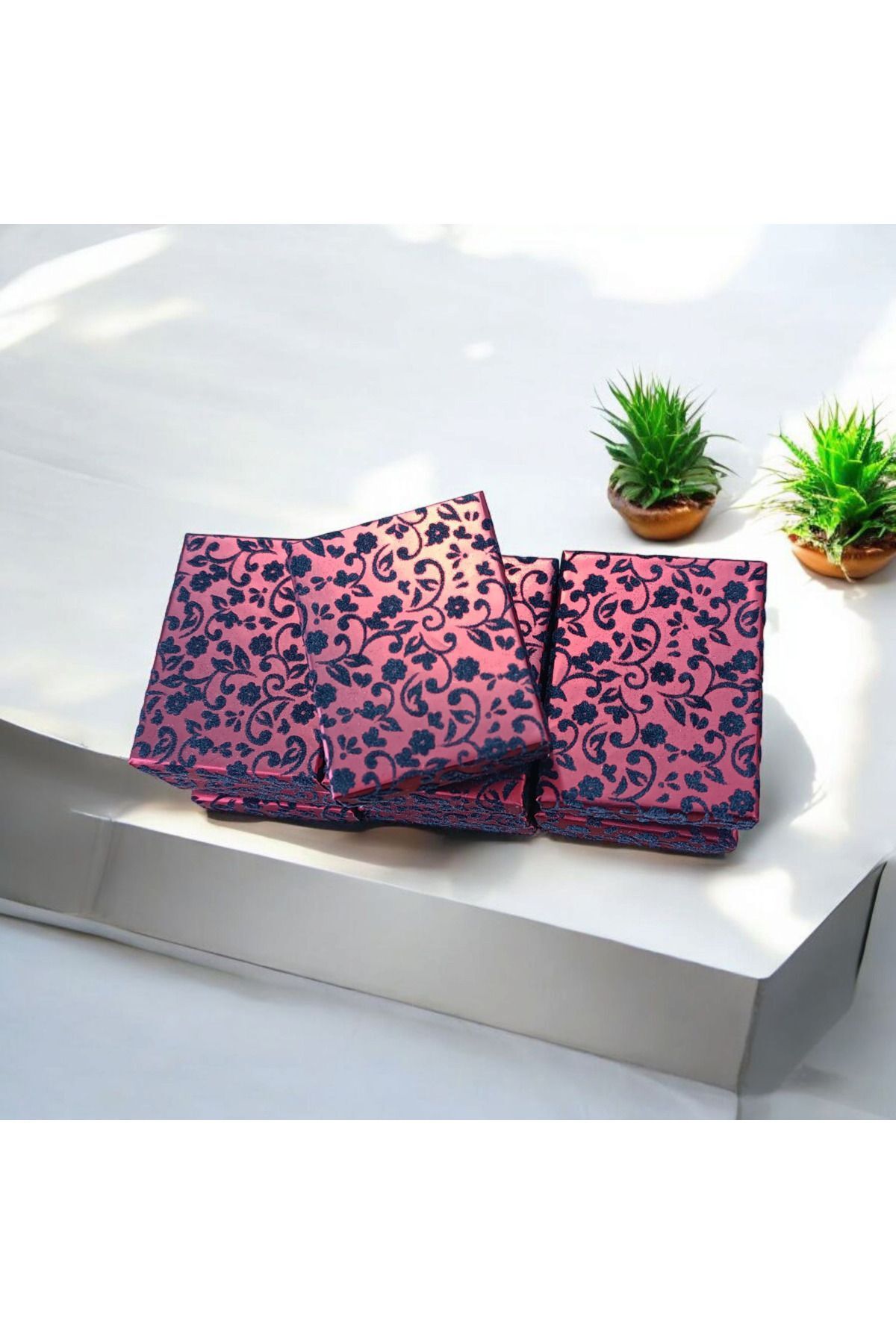 Rose Jewellery Official Mücevher kutusu zincir ve küpe konulabilir için 9 cm X 6,5 cm 10 adet toptan satış