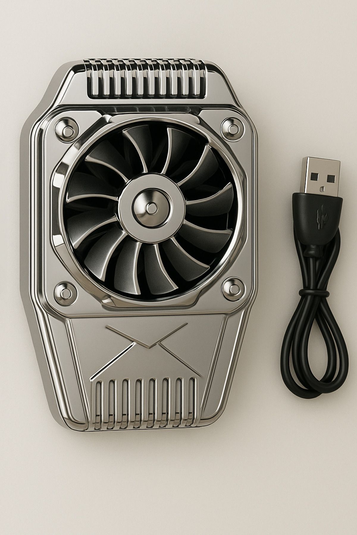nextbuy Cep Telefonu Soğutucu Fan Sessiz USB Radyatör 9 Bıçaklı Turbo Fan Vantilatör Tüm Modellerle Uyumlu