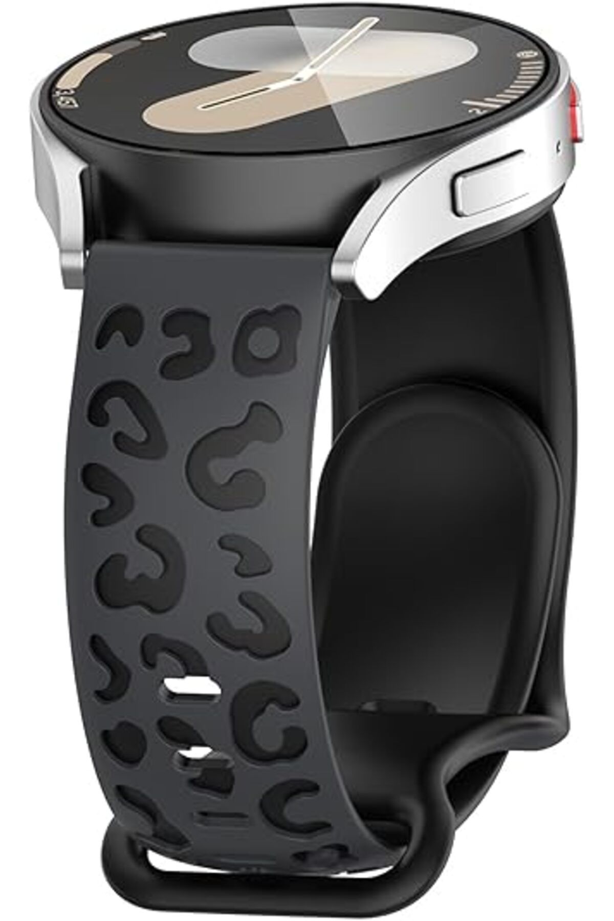 UnDePlus Xiaomi Redmi Watch 5 Active/Lite 22mm Kordon Leopar Desen Yumuşak Silikon Kordon