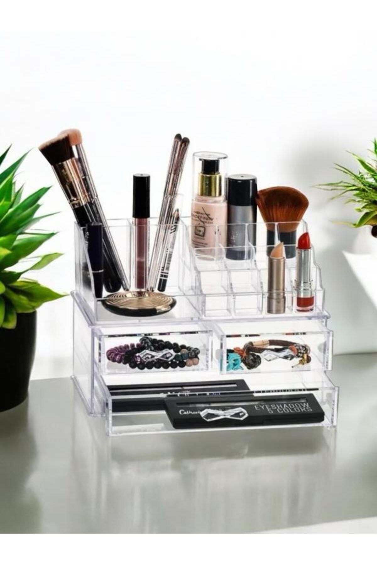 teknotrust 3 Çekmeceli Makyaj Düzenleyici Organizer Set