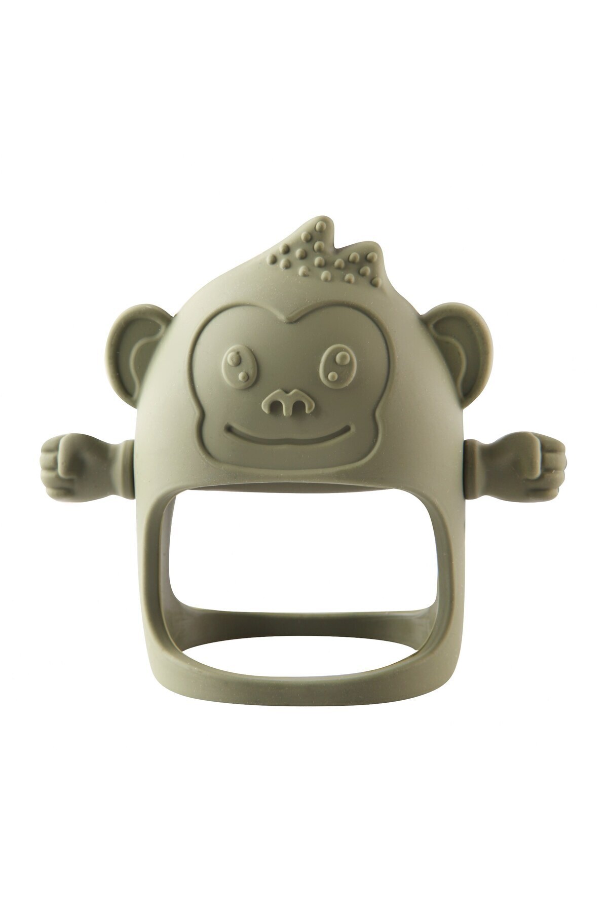 Kiki Diş Kaşıma Eldiveni - Silikon Bebek Diş Kaşıyıcı - Silikon Eldiven Dişlik Maymun fotoğrafı 5 (önizleme)