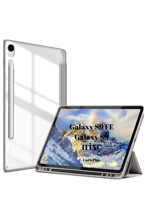 UnDePlus Galaxy Tab S10 Lite FE/S10/S9 FE/S9 Uyumlu Kılıf Grafiti Şeffaf Kale...