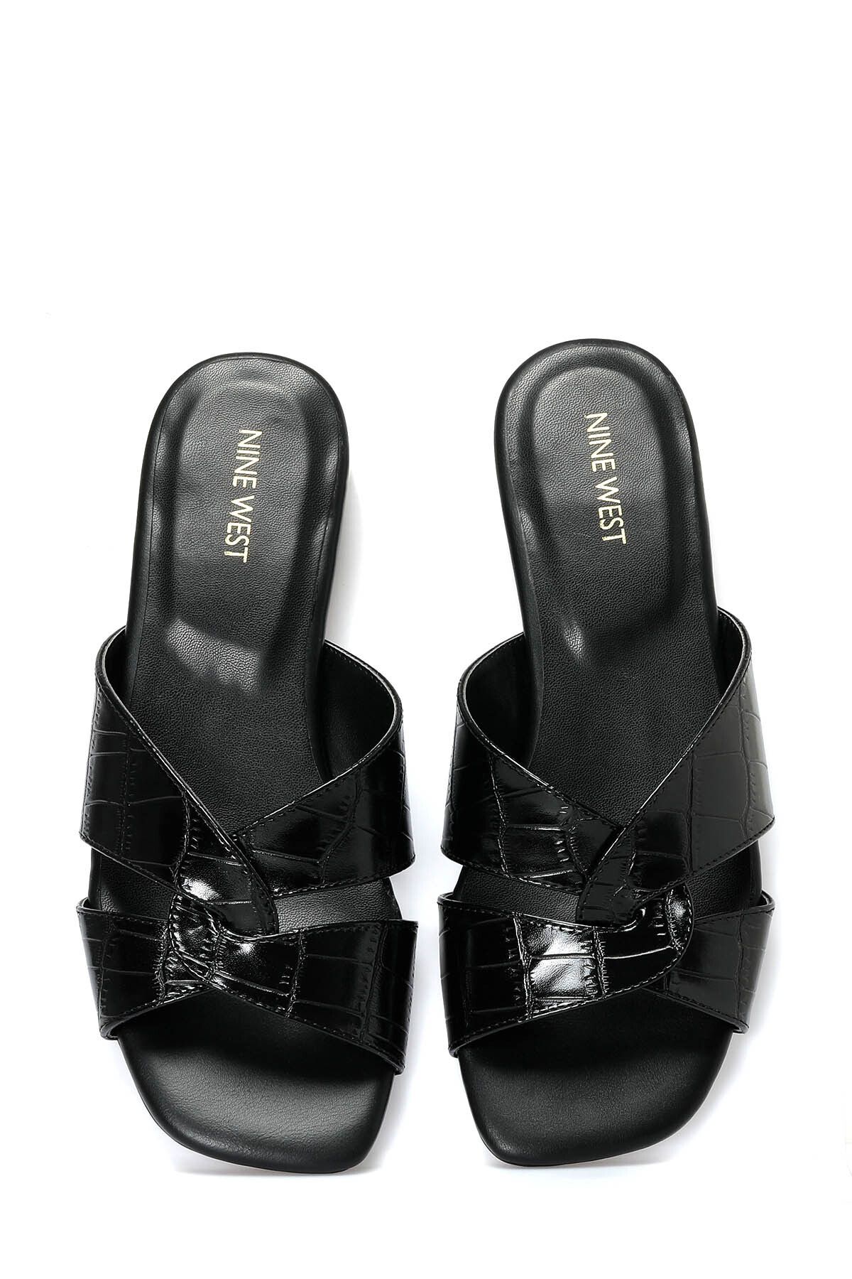 Nine West-Yelena 4Fx Black Women's Heeled Slippers 4