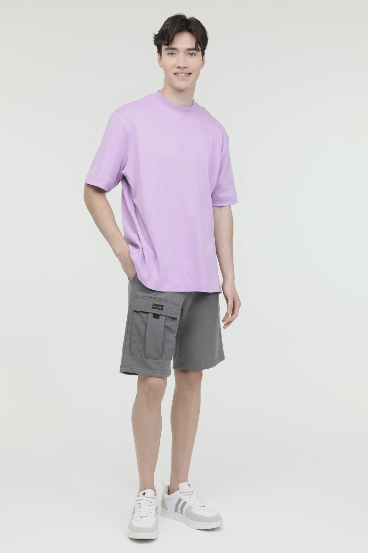 lumberjack-ML UTHAR 20UT1016 4FX Anthracite Men's Shorts 5