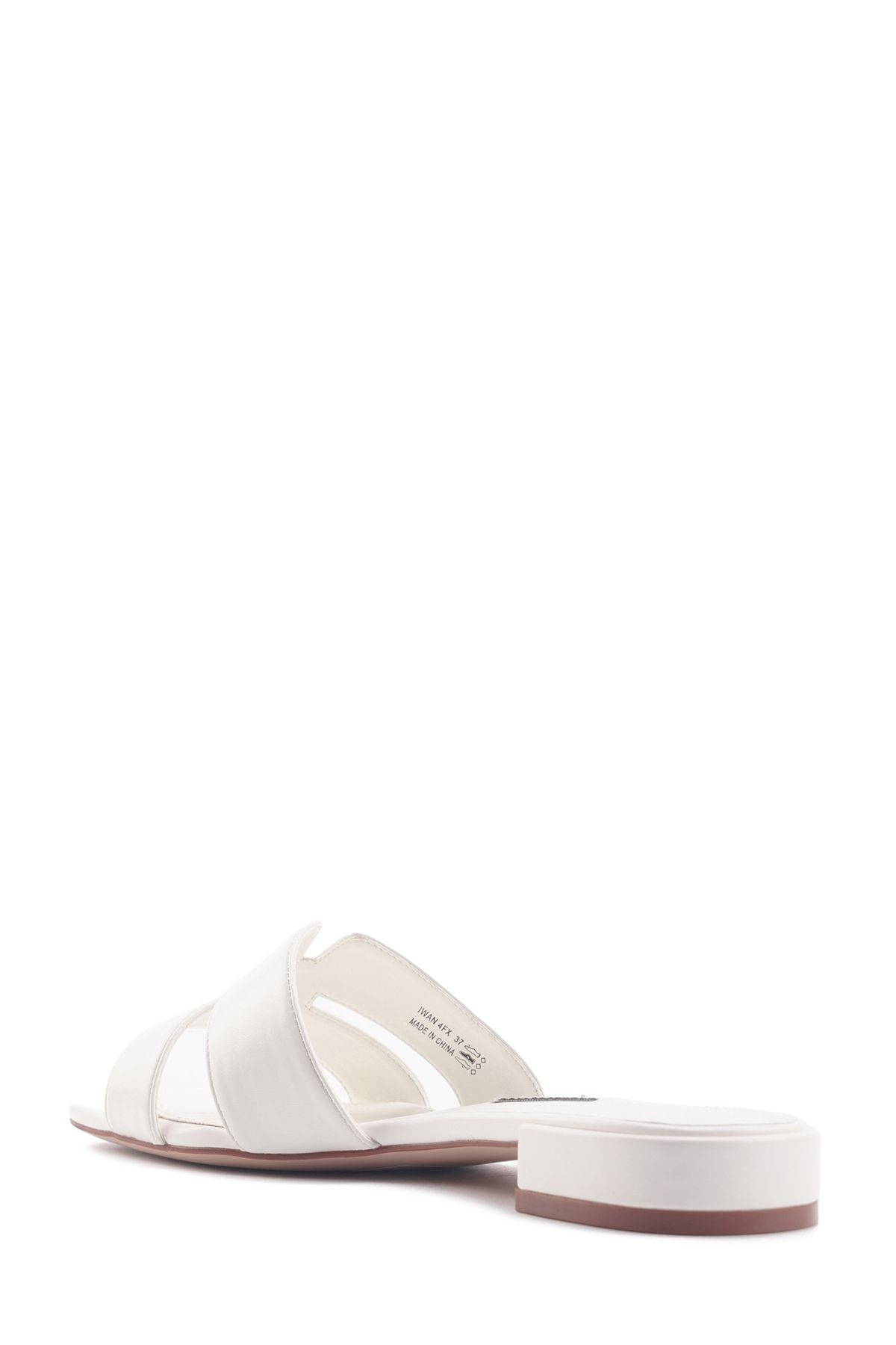 دمپایی سفید زنانه IWAN 4FX شکسته Nine West