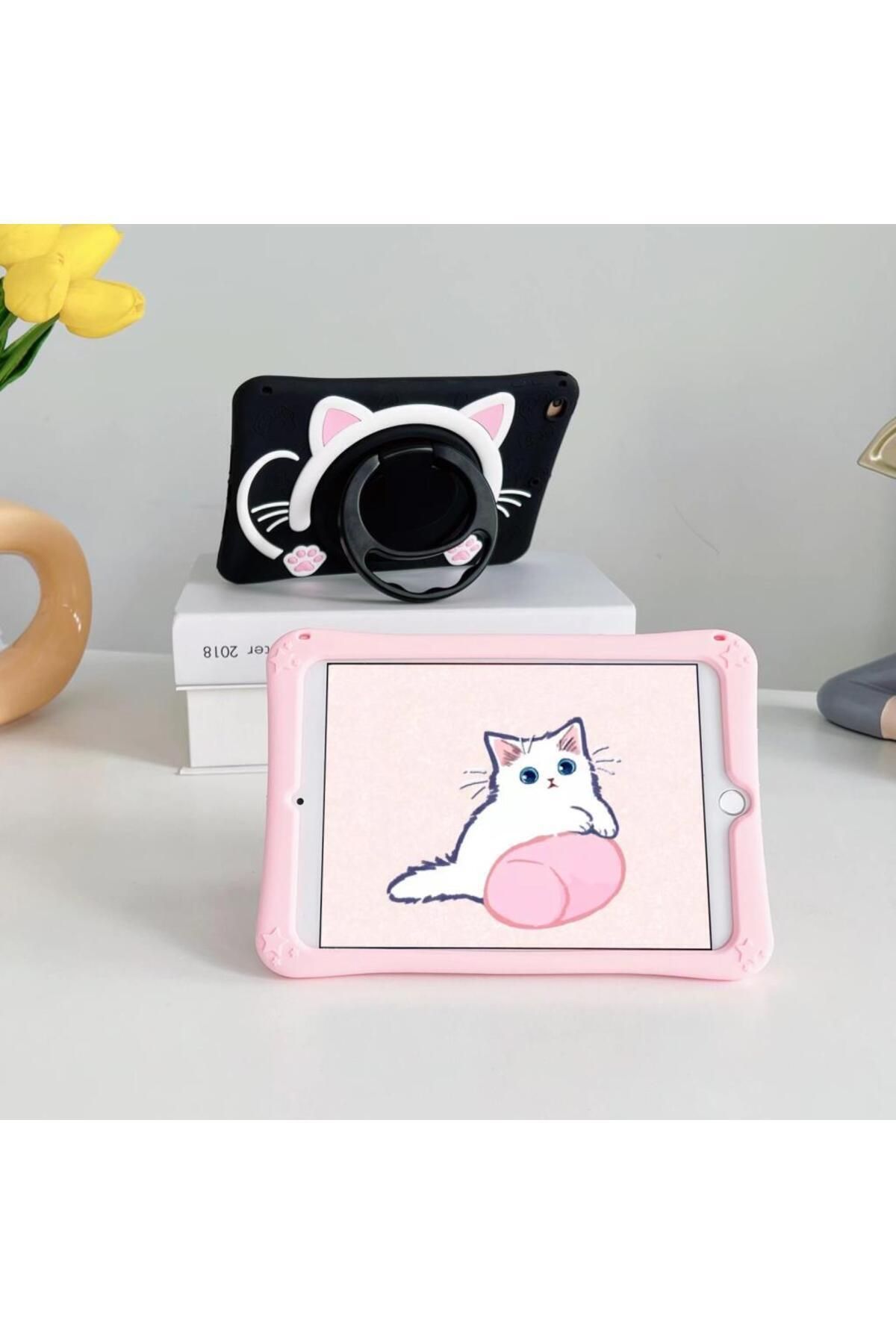 UnDePlus-Samsung Galaxy Tab S10 Fe / S9 Fe / S9 Compatible Case Elegance with Stand for Children with Characters 4